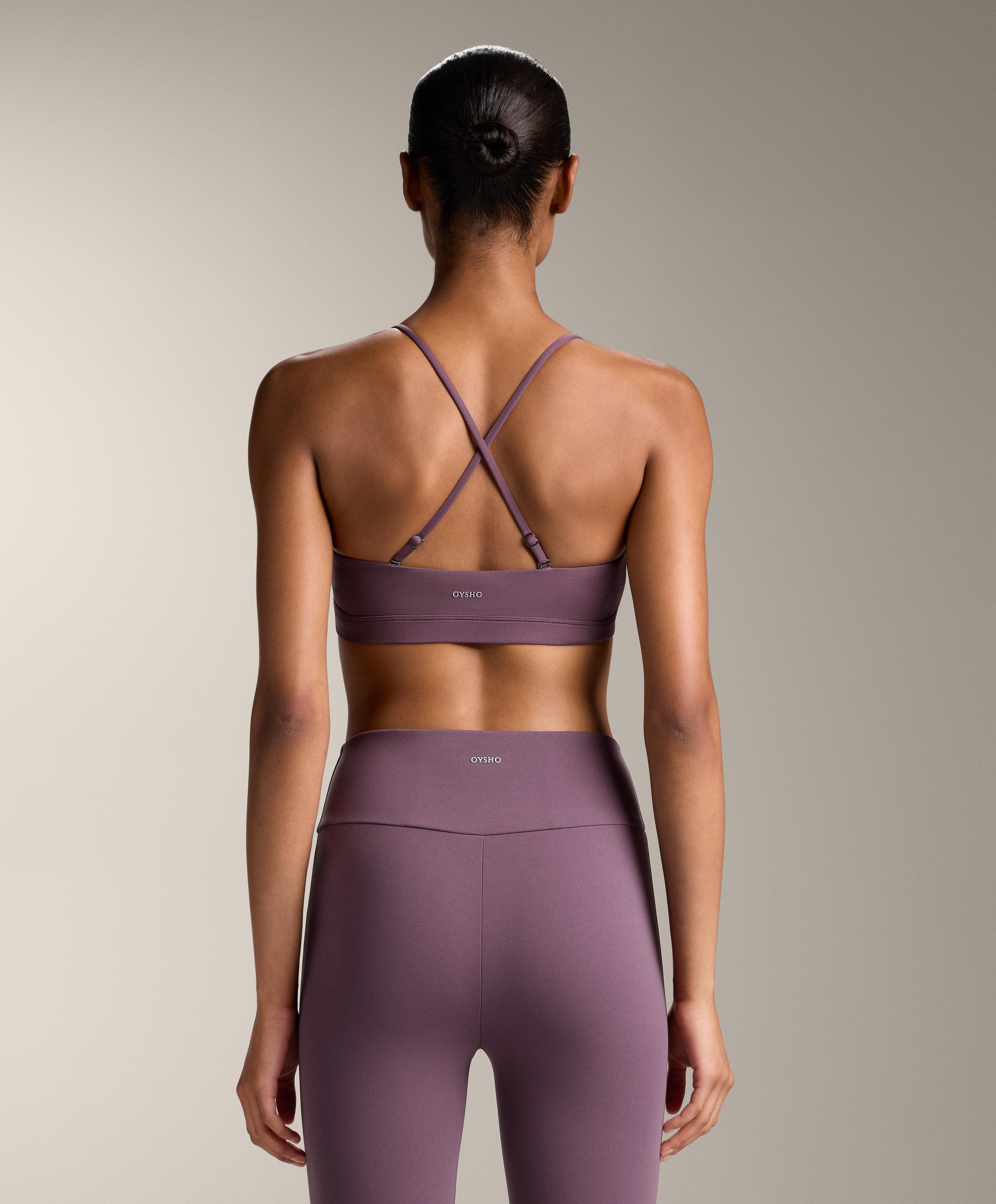 Comfortlux light-support sports bra with crossover straps Comfortlux light-support sports bra with crossover straps