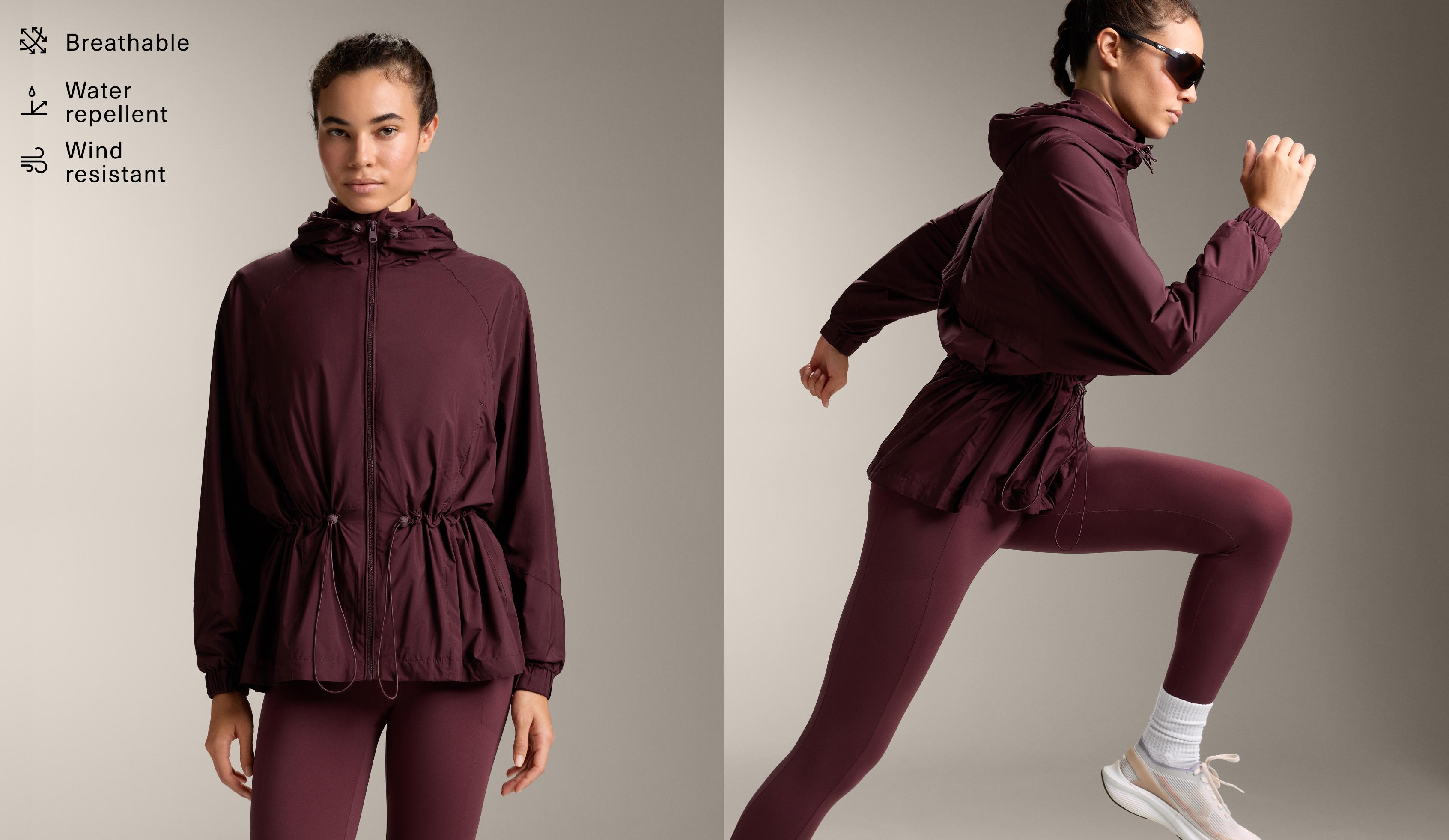 Long water-repellent windbreaker Long water-repellent windbreaker