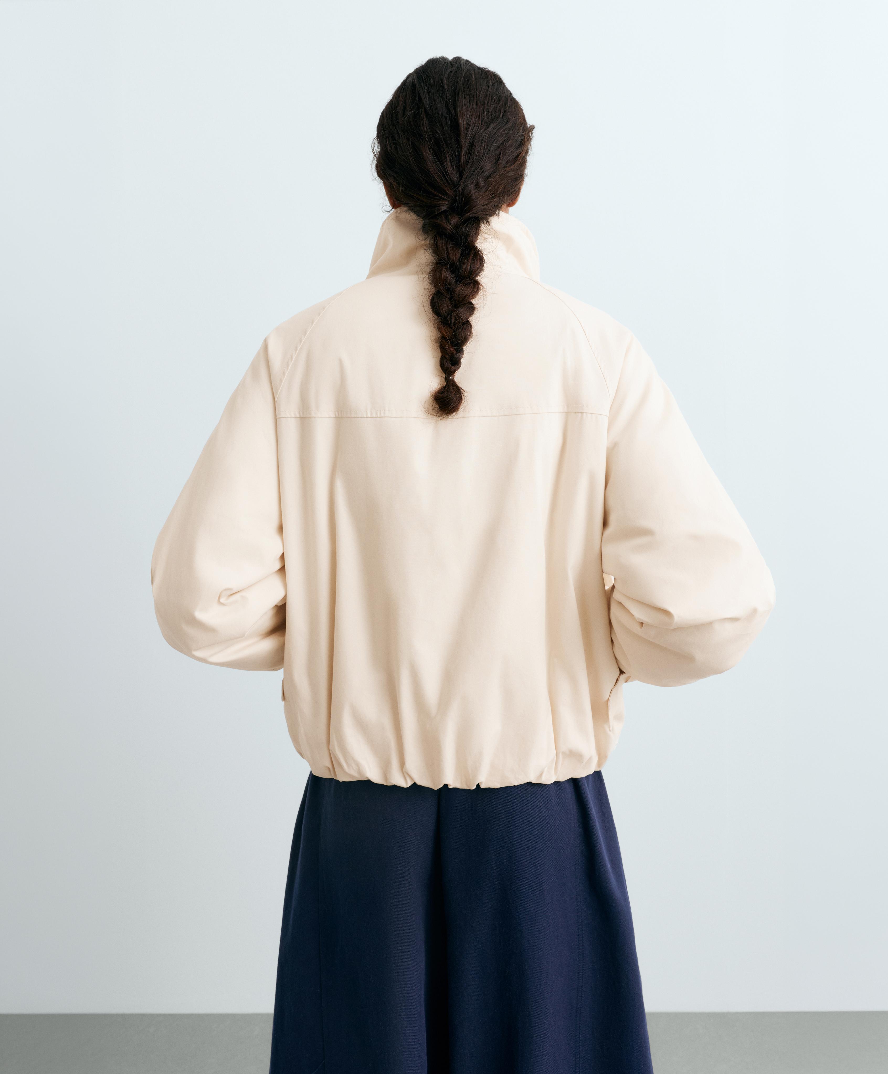 FELLEX® AEROGEL balloon padded short jacket — ECRU