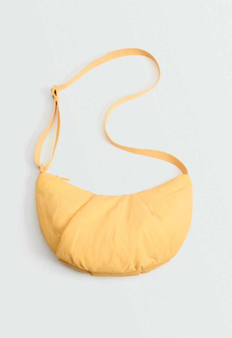 Quilted crossbody bag — YELLOW