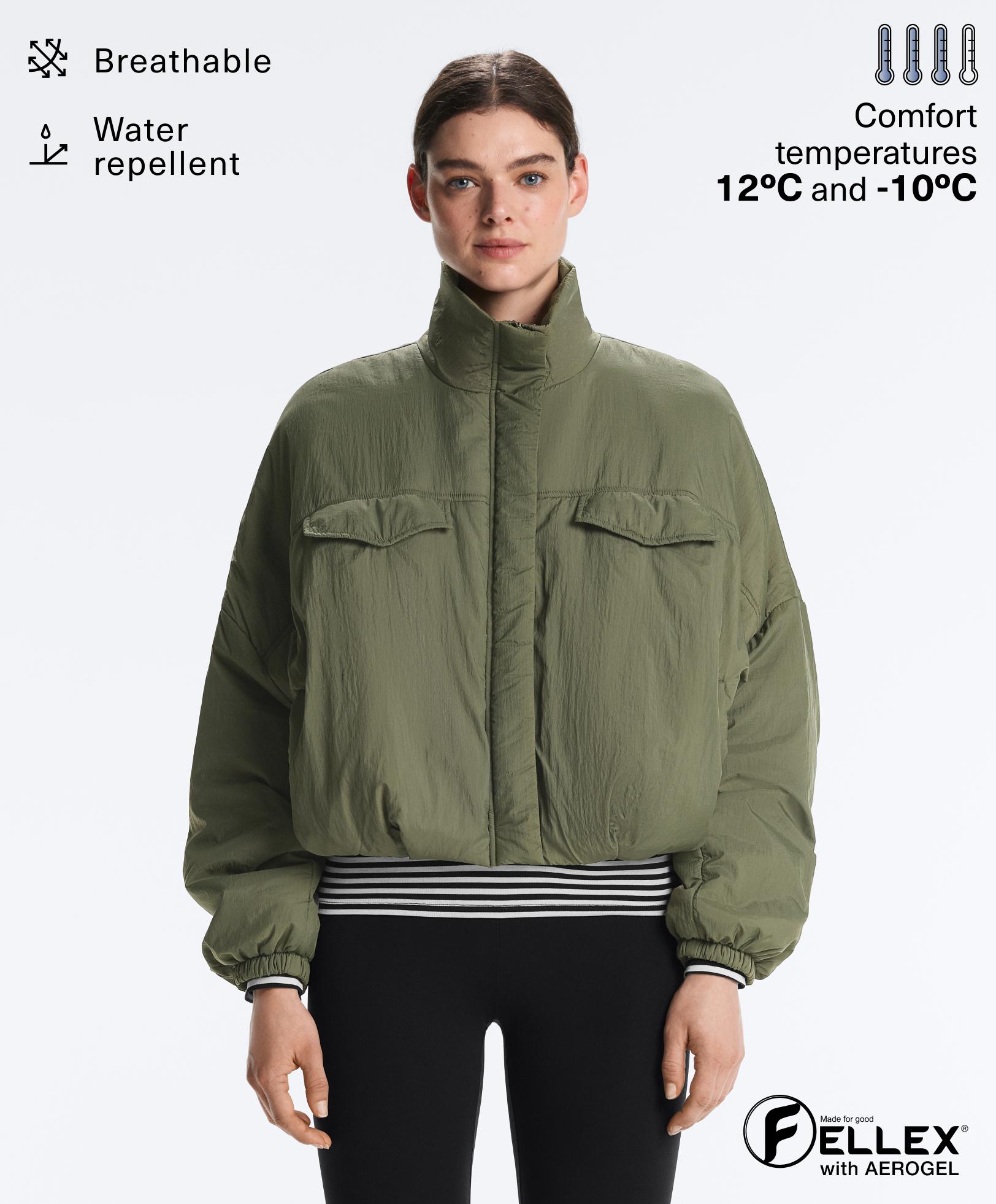 Water-repellent FELLEX® AEROGEL balloon jacket
