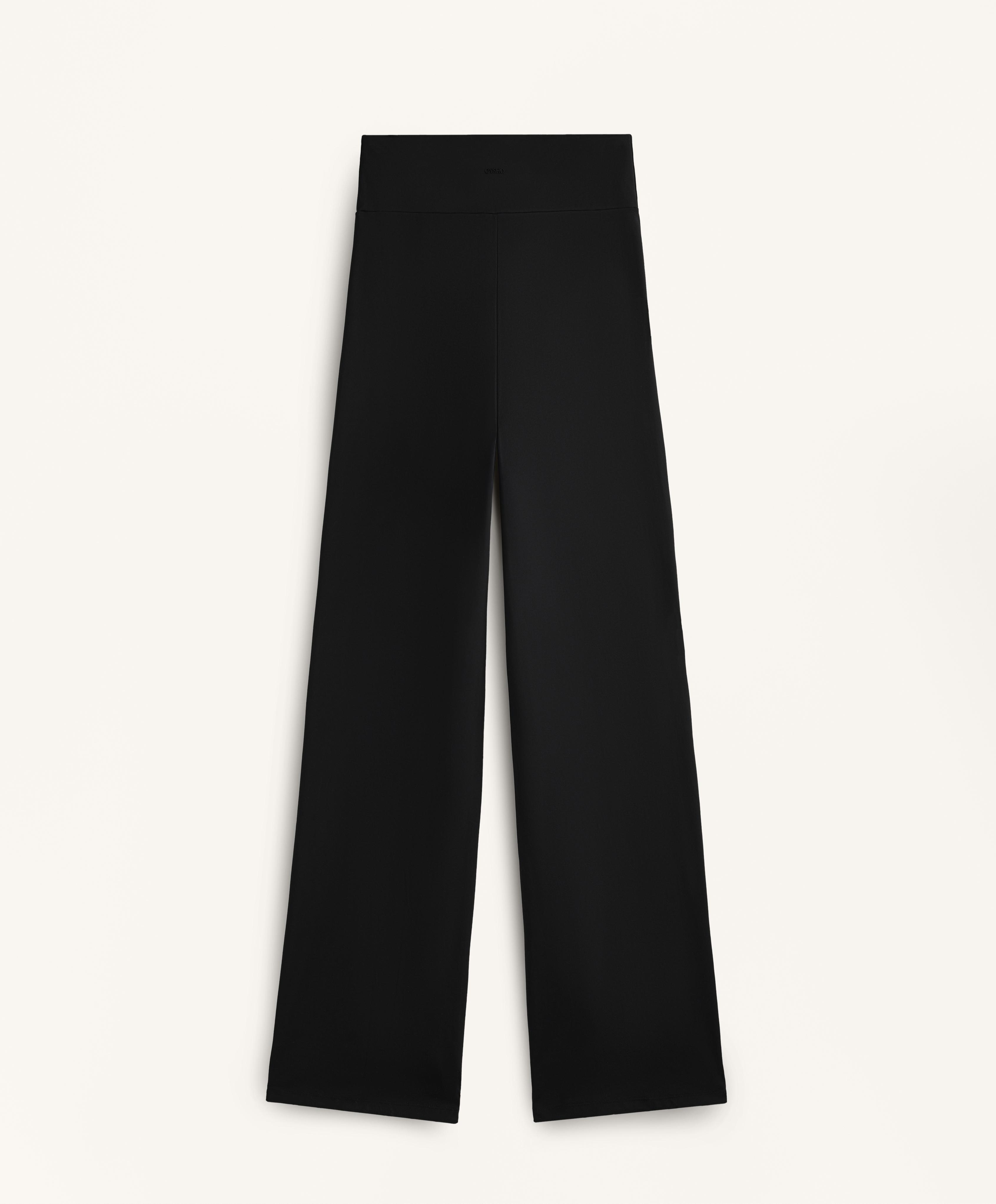 High-rise comfortlux straight-leg trousers