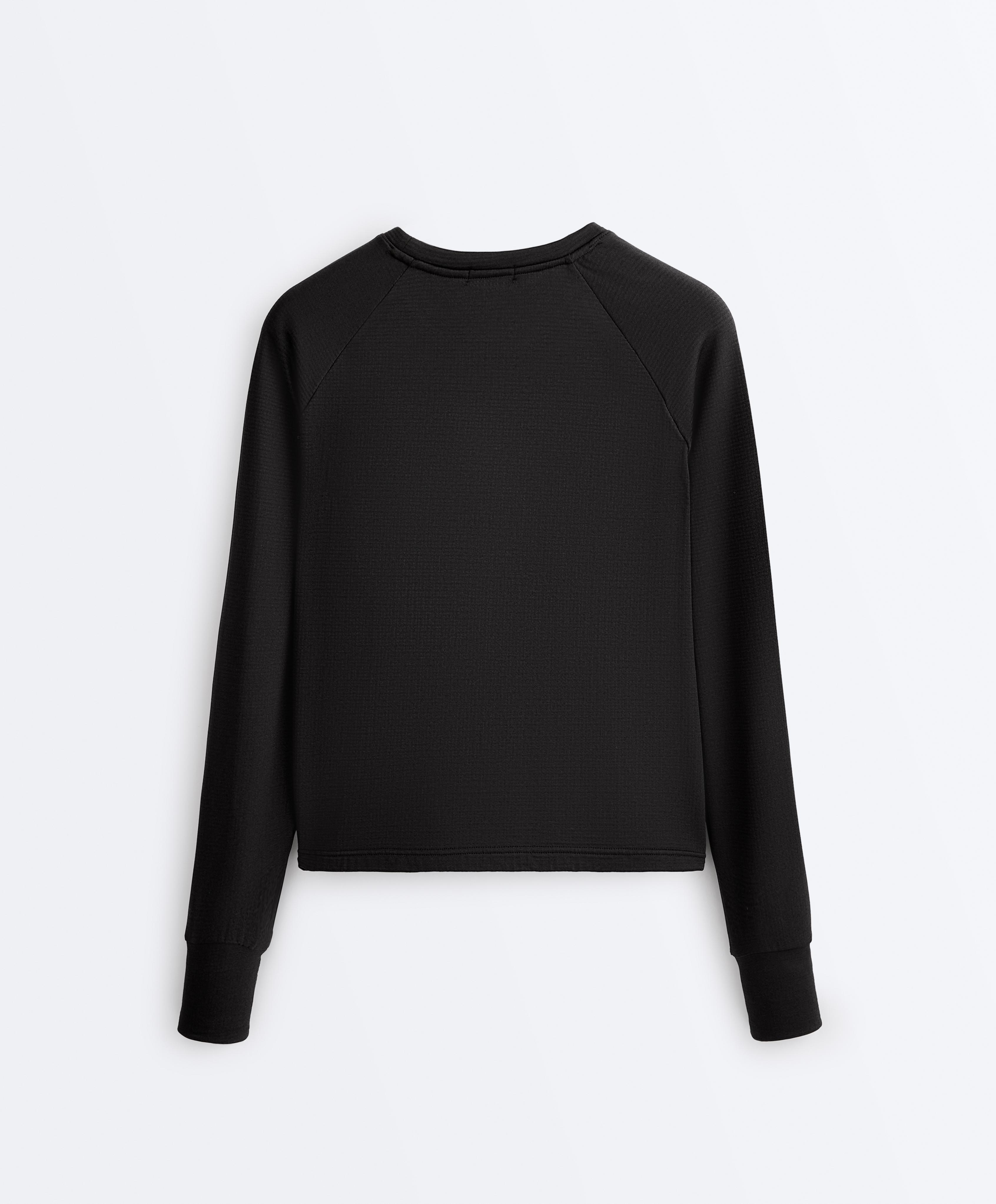 Long-sleeved technical T-shirt — BLACK