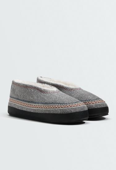 Braided felt shoe — GREY 2