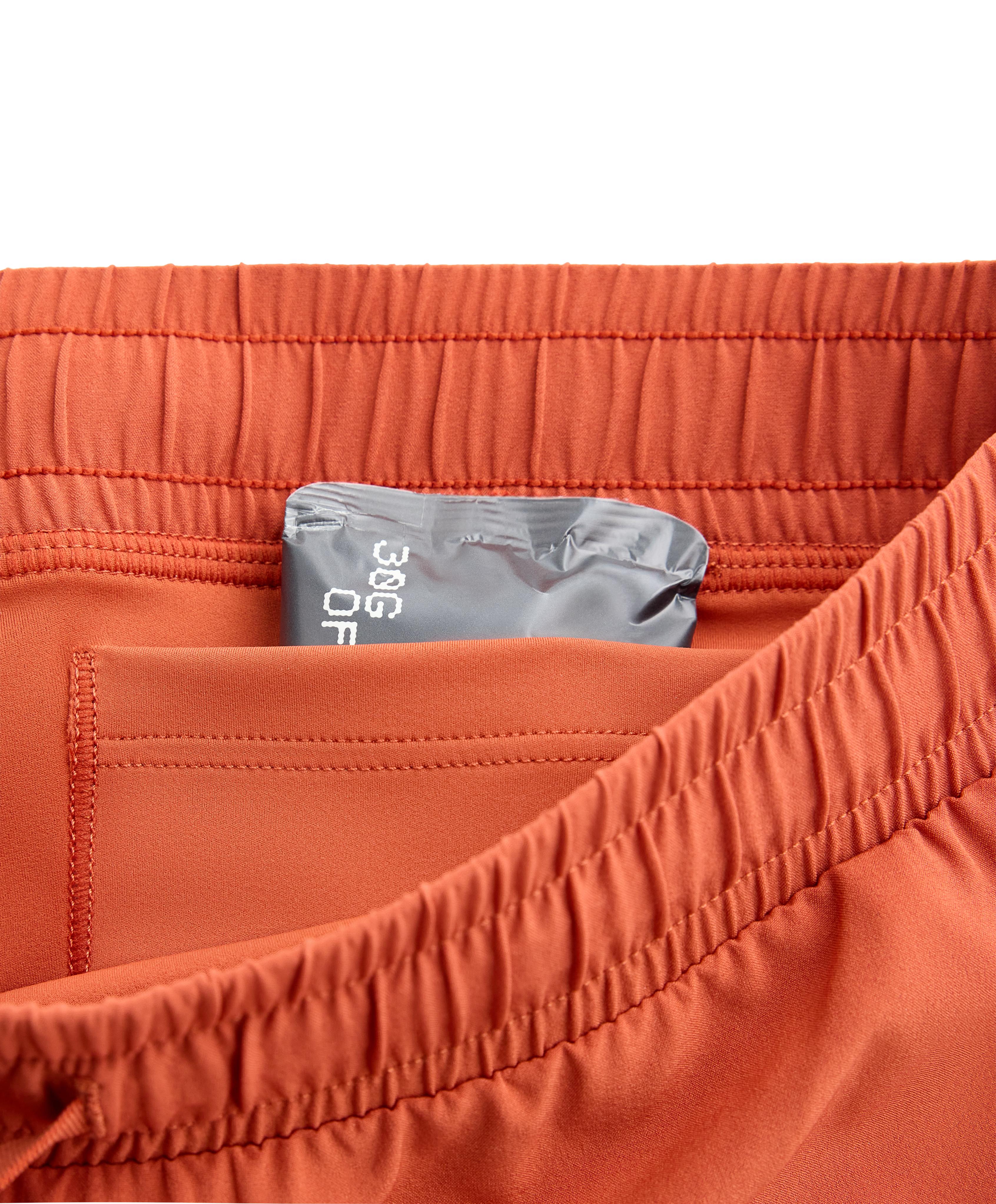 Light Touch 2-in-1 mid-rise shorts — TERRACOTTA