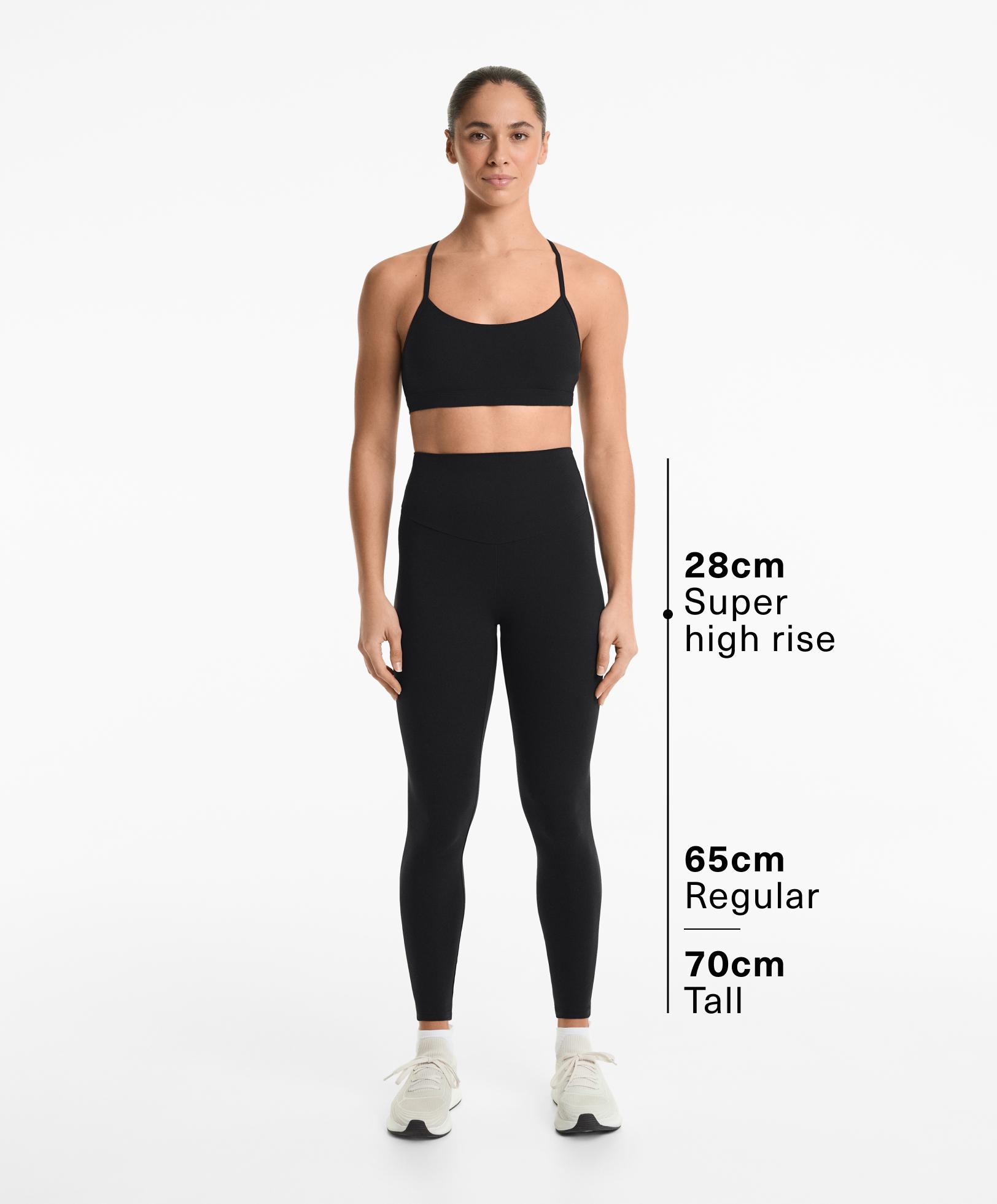 Total look super-high rise comfortlux negro