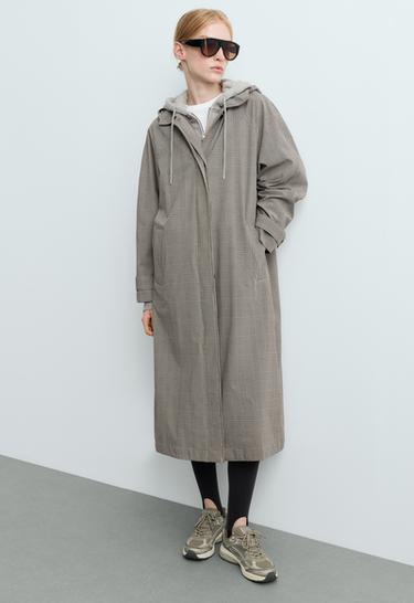 Check extra lightweight 10k waterproof long jacket — CAMEL 3