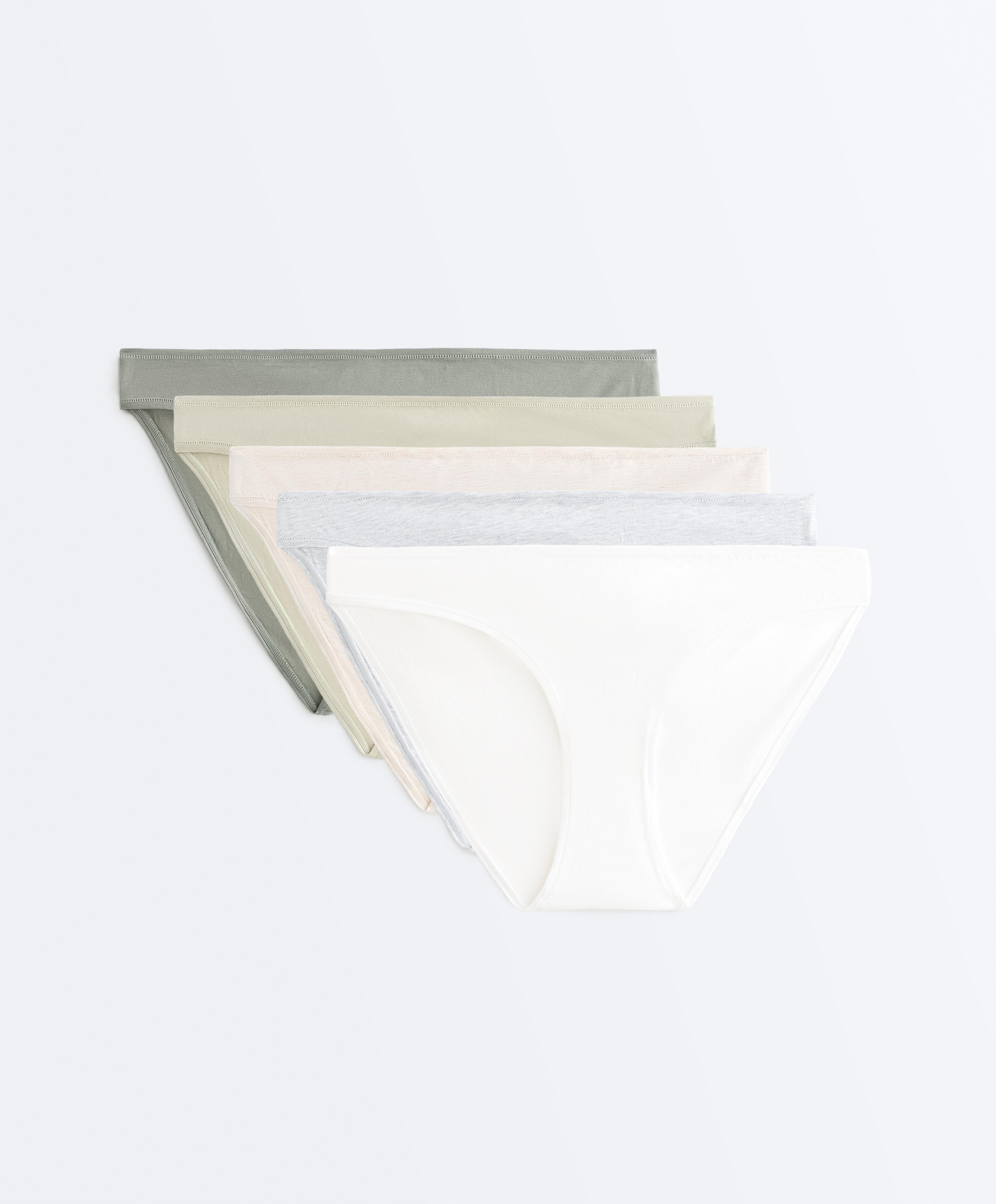 5 pari klasičnih gaćica od mešavine pamuka