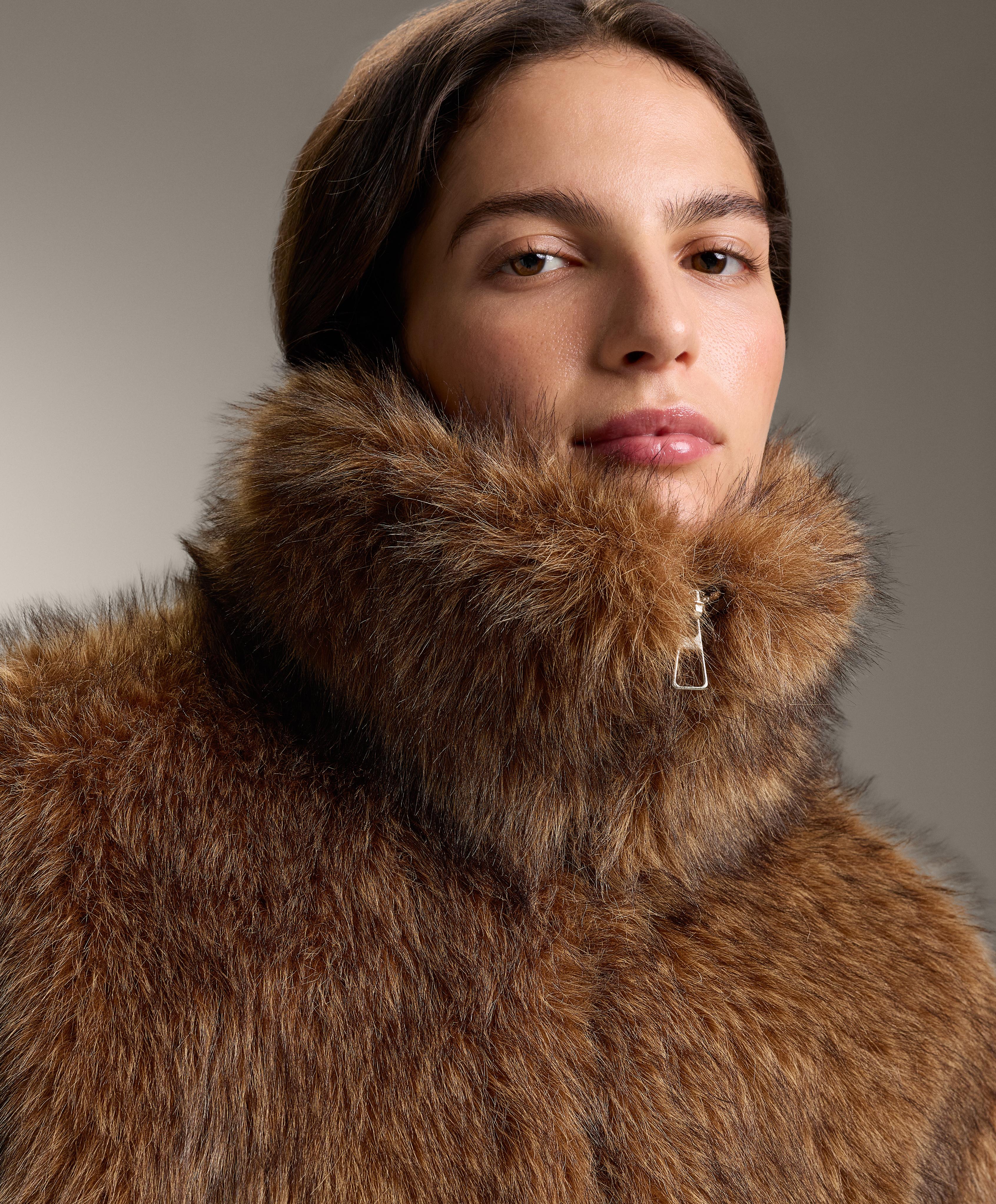 Faux fur jacket — MAHOGANY