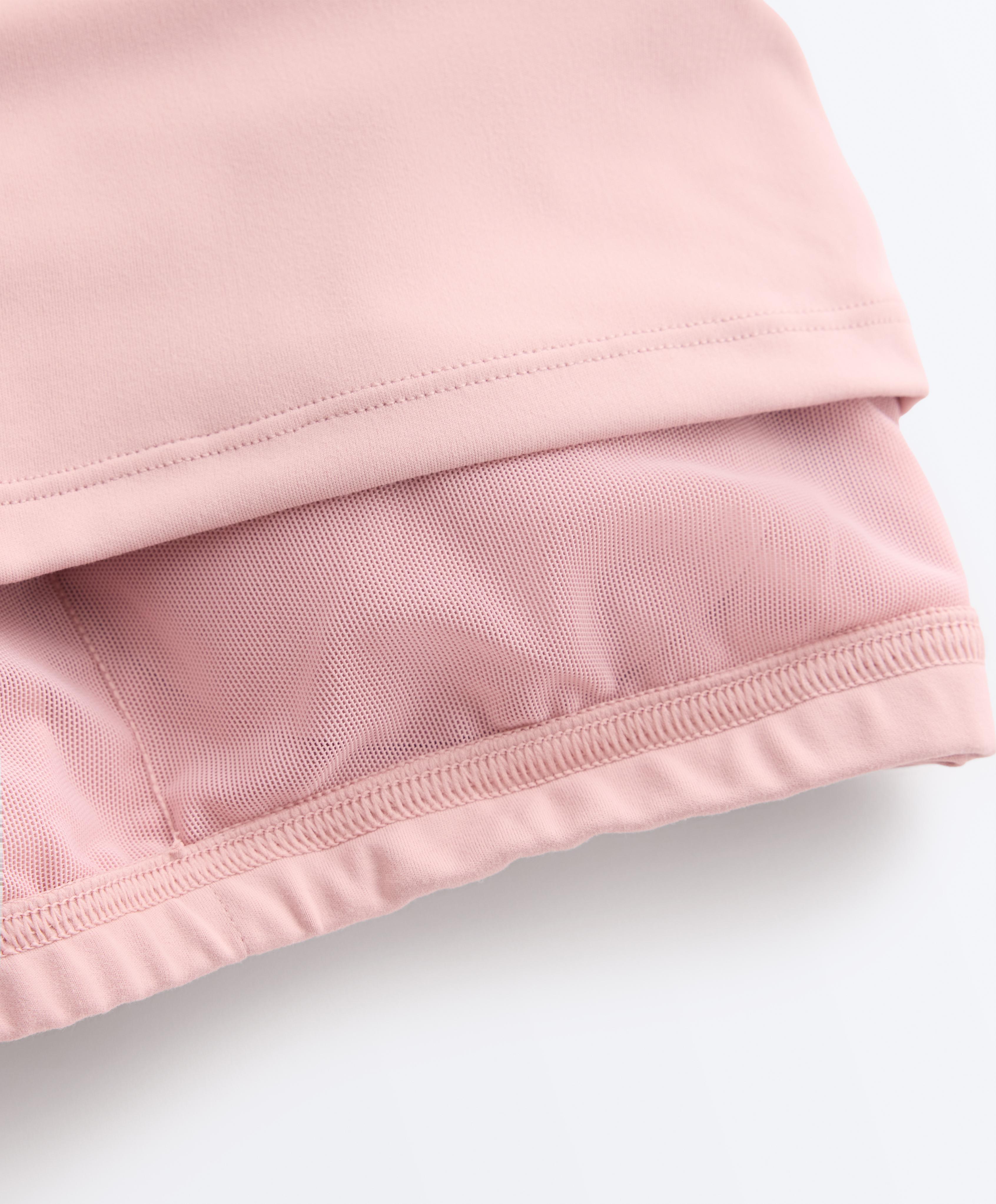 Comfortlux strappy tank top with cups — CLOUD PINK