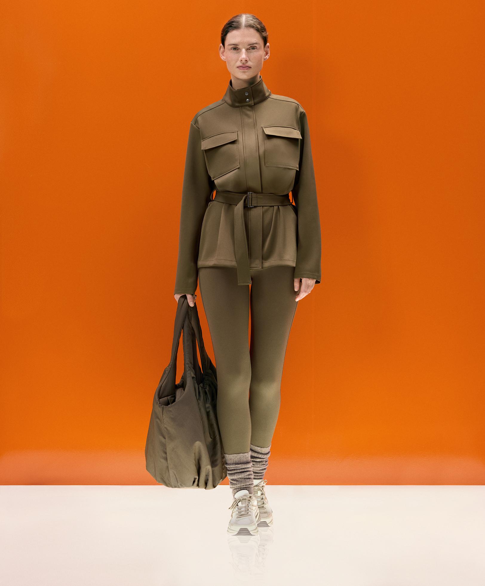 Evermove high-rise ankle-length leggings — OLIVE GREEN