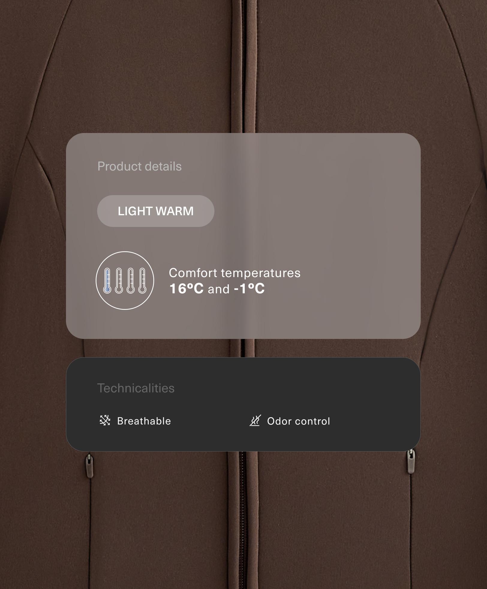 Light warm technical jacket - Sale