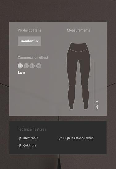 Comfortlux maternity leggings — DARK GREY 2