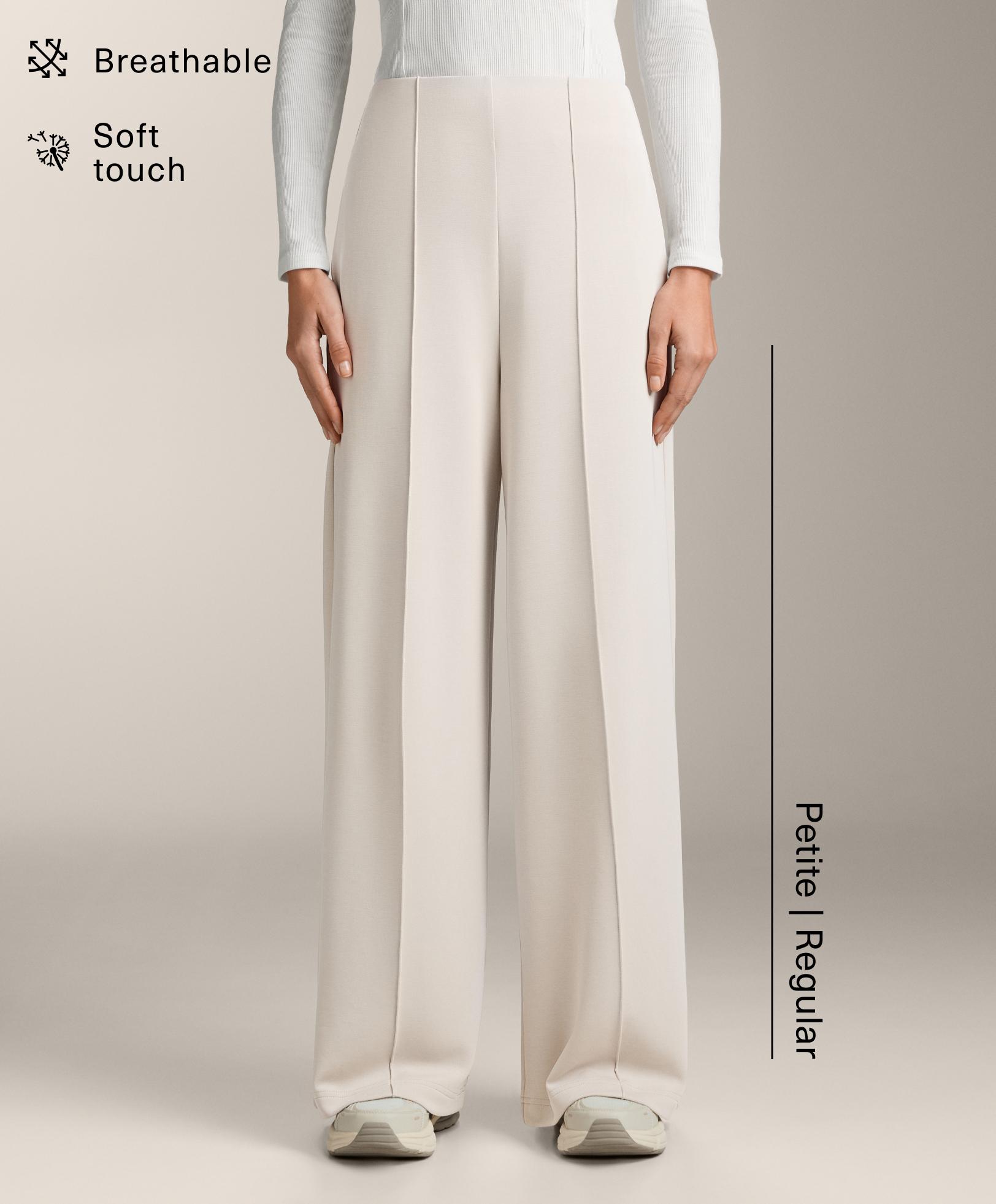 Pantalón recto nervio con modal tacto suave