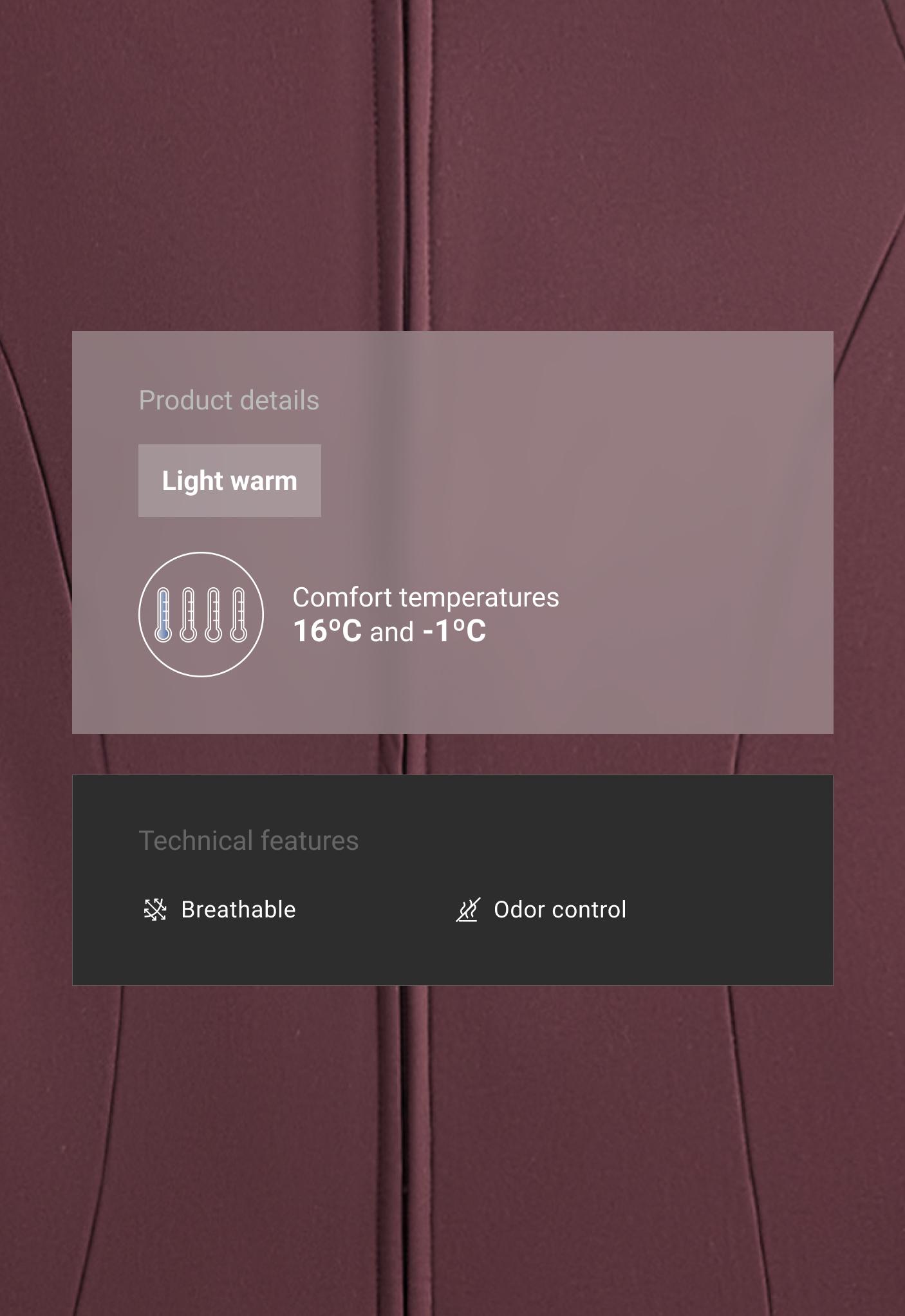 Casaco técnico light warm