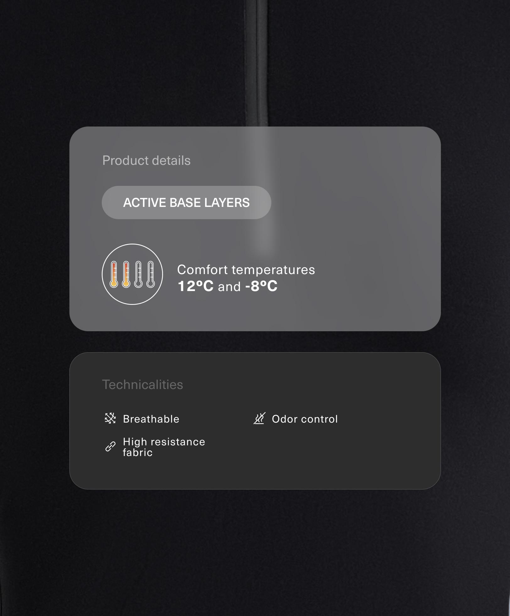 Термална маица base layer со полупатент Термална маица base layer со полупатент