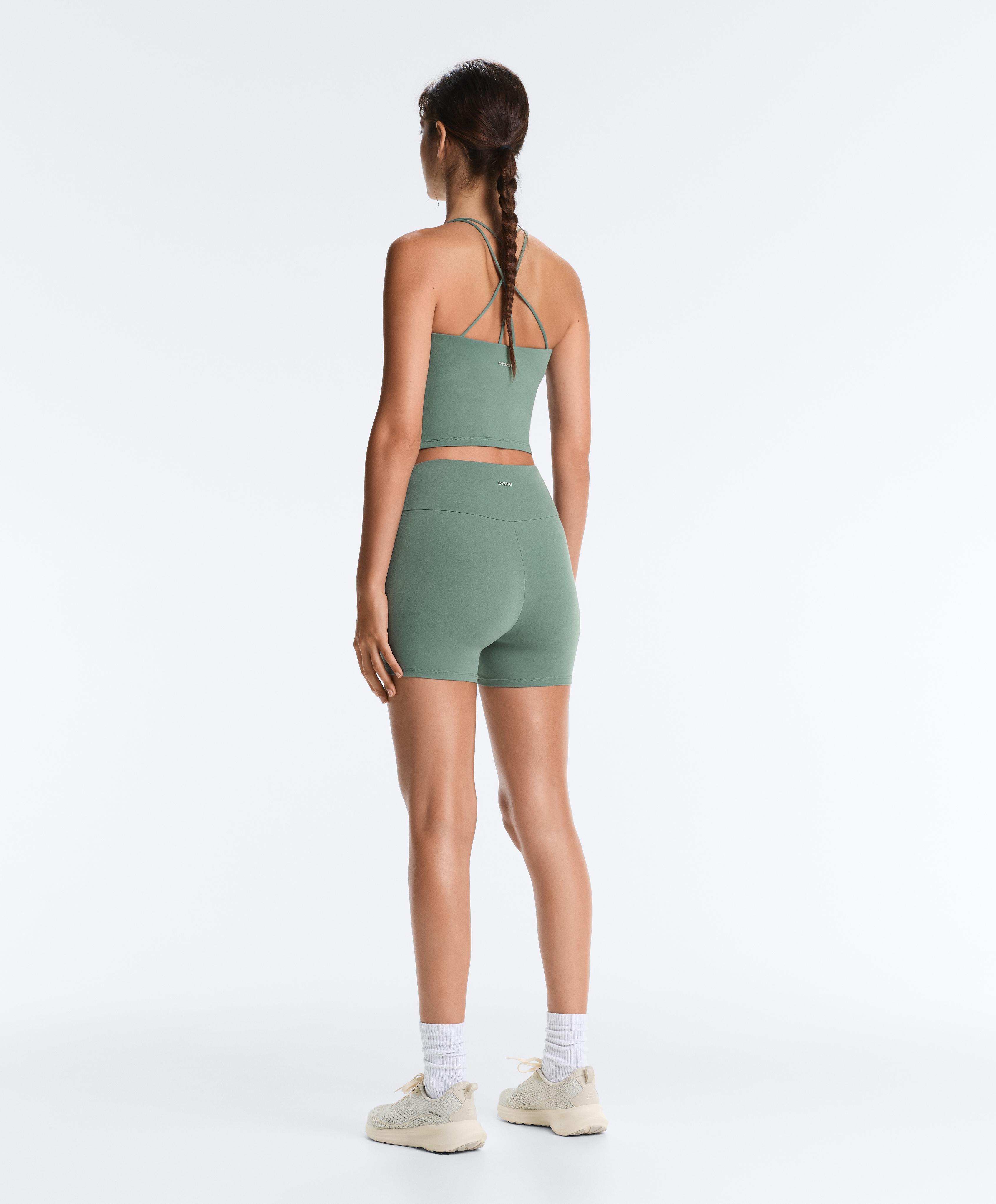 Comfortlux crossover strap tank top — GREEN