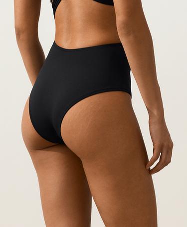 Asymmetric strap trikini — BLACK 3