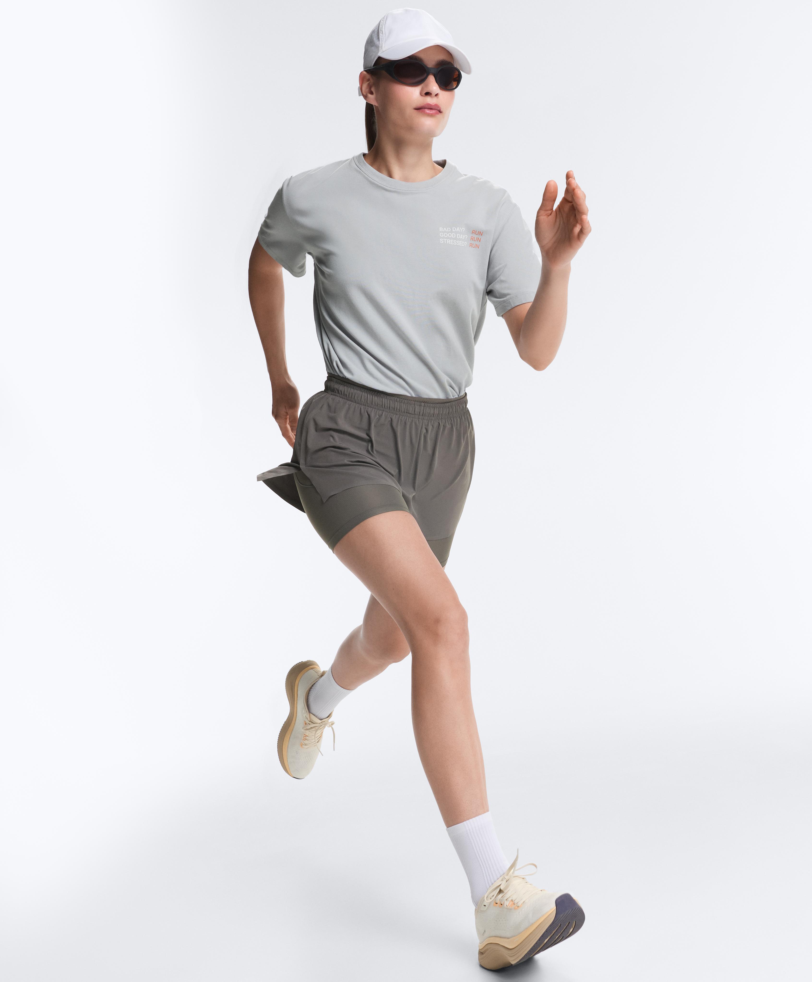 Mid rise 2-in-1 technical shorts Mid rise 2-in-1 technical shorts
