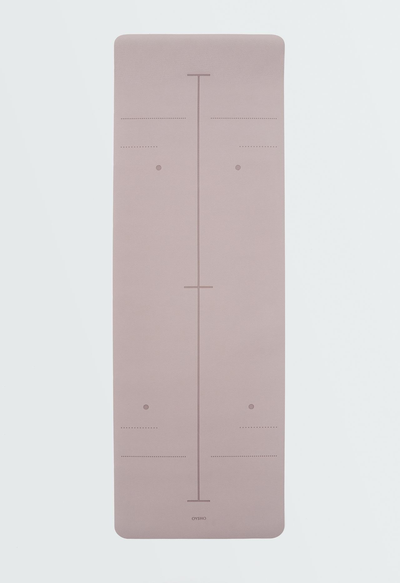5mm yoga mat — BEIGE-PINK