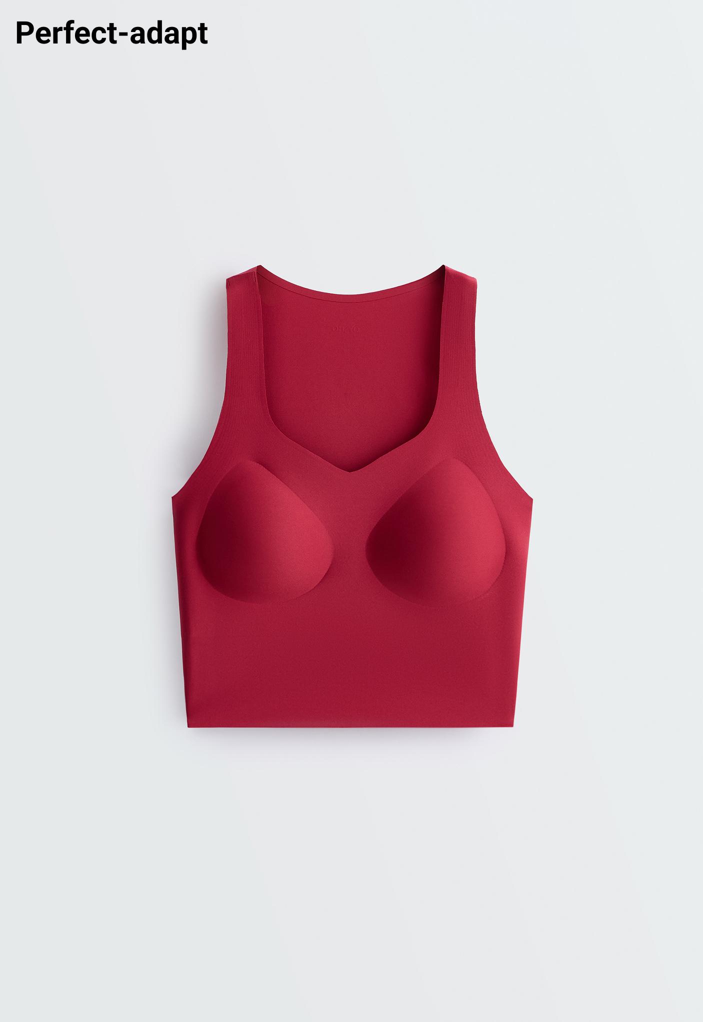 Perfect-adapt tank top with cups — PINK
