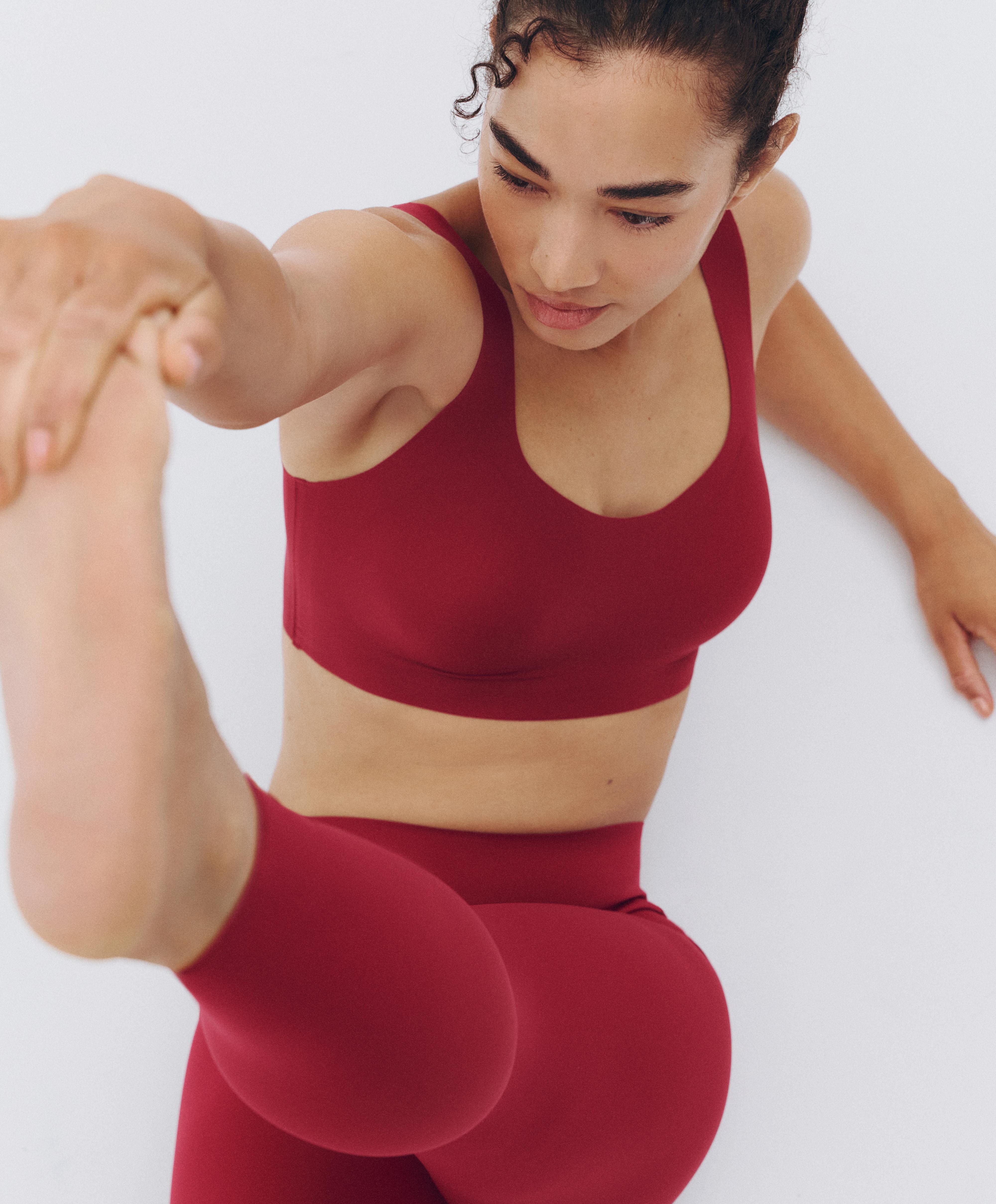 Perfect-adapt high-rise ankle-length leggings — PINK