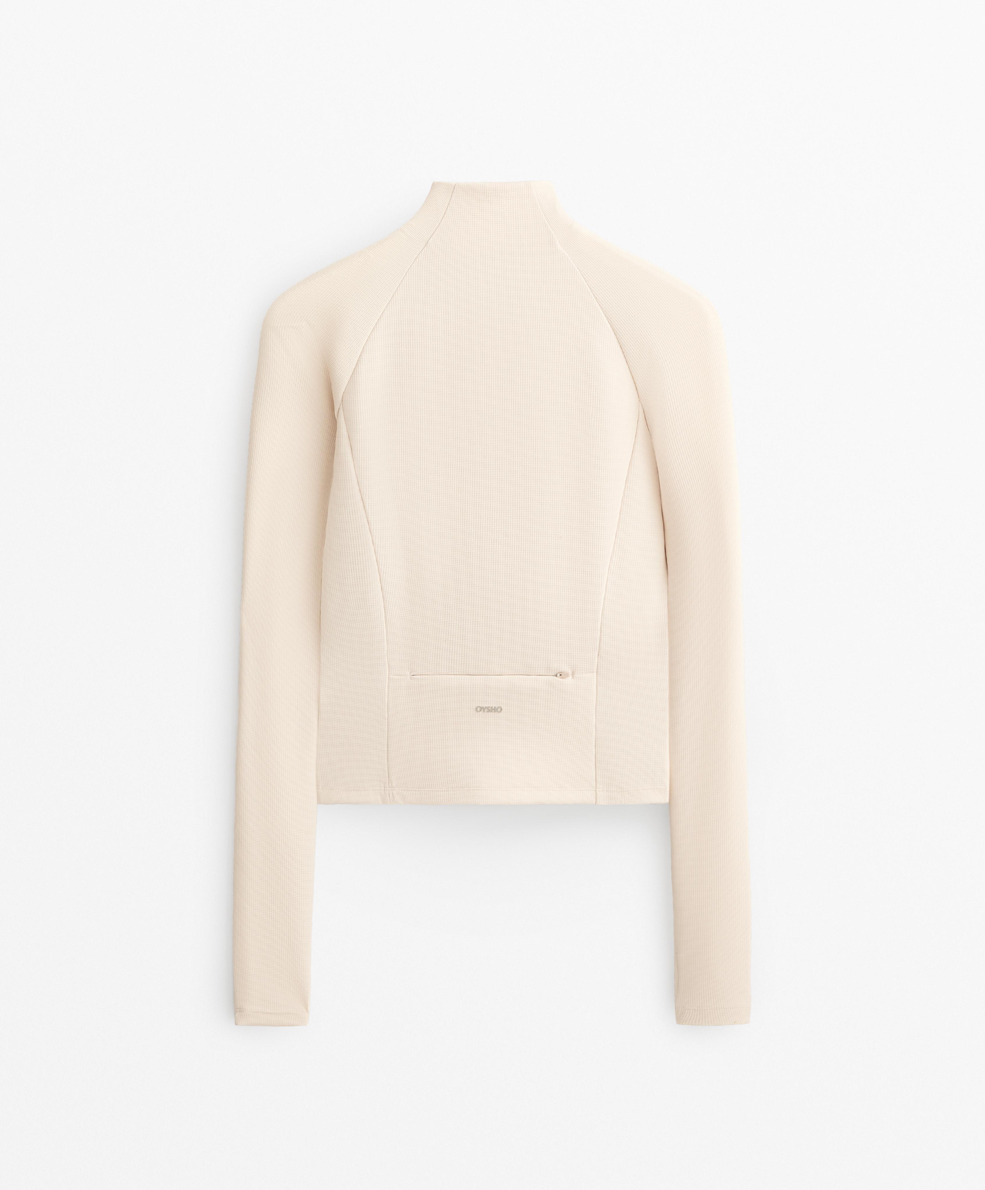 Light warm technical waffle jacket