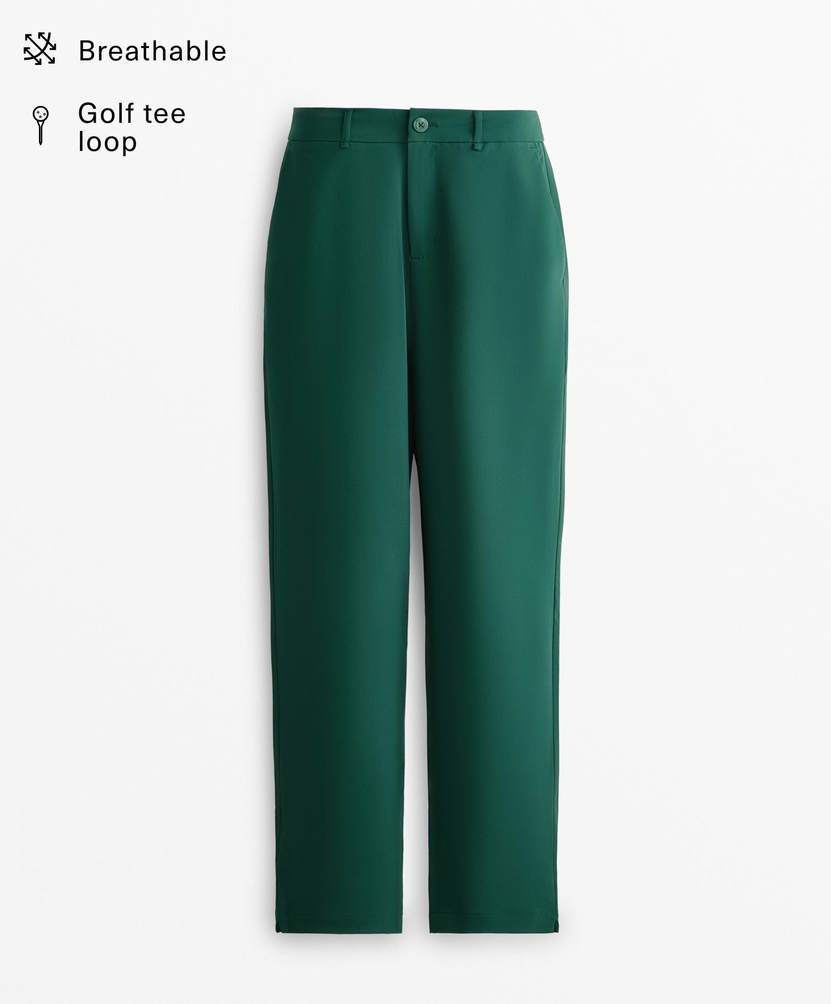 Straight-leg regular technical trousers