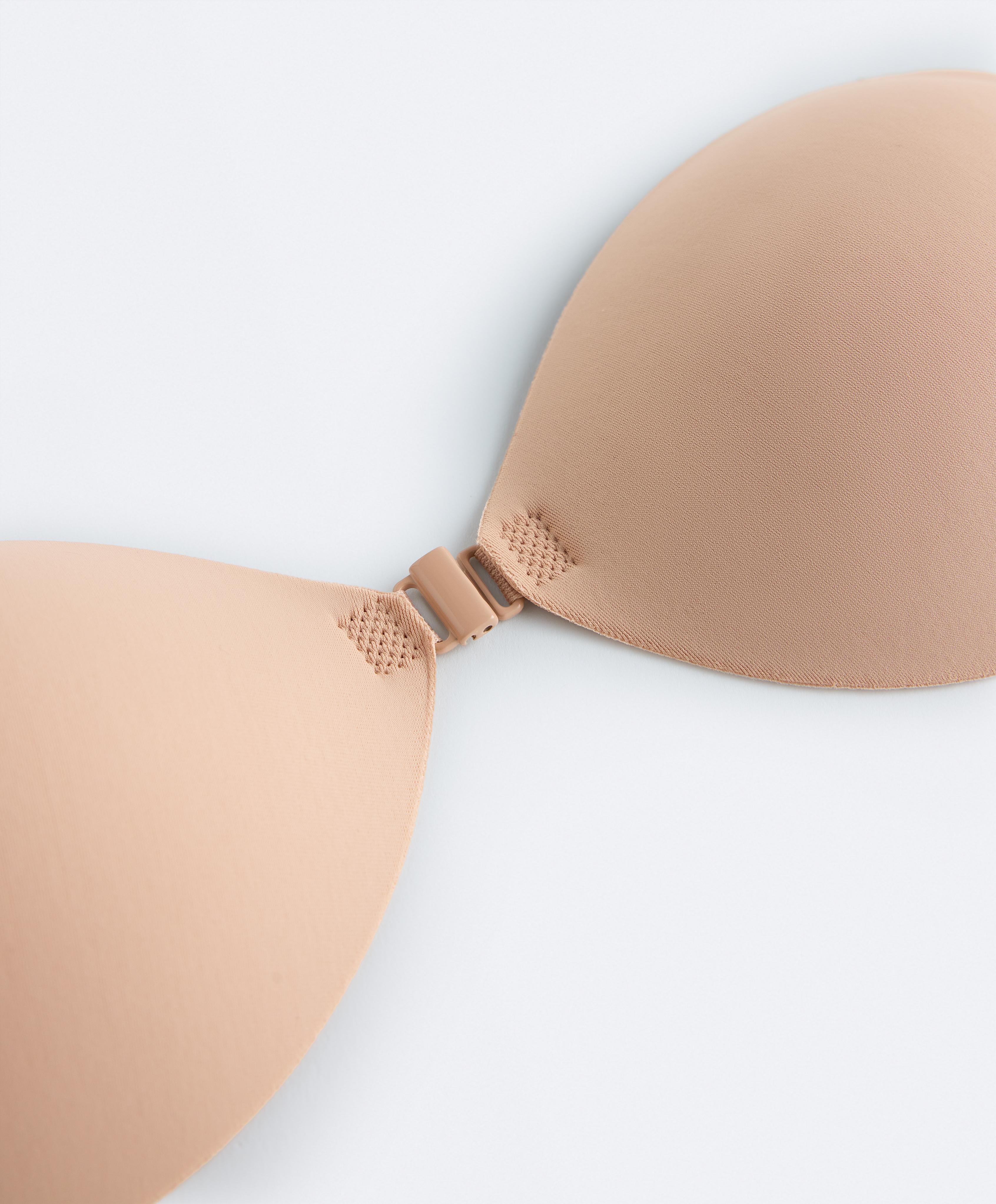 Adhesive fabric cups — BEIGE