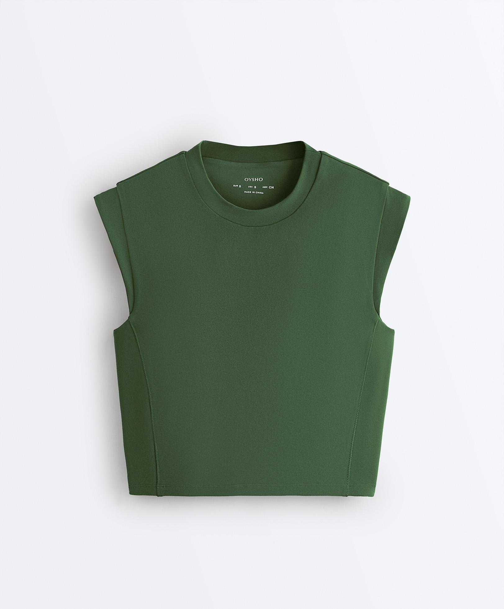 Evermove sleeveless Tank top — GREEN