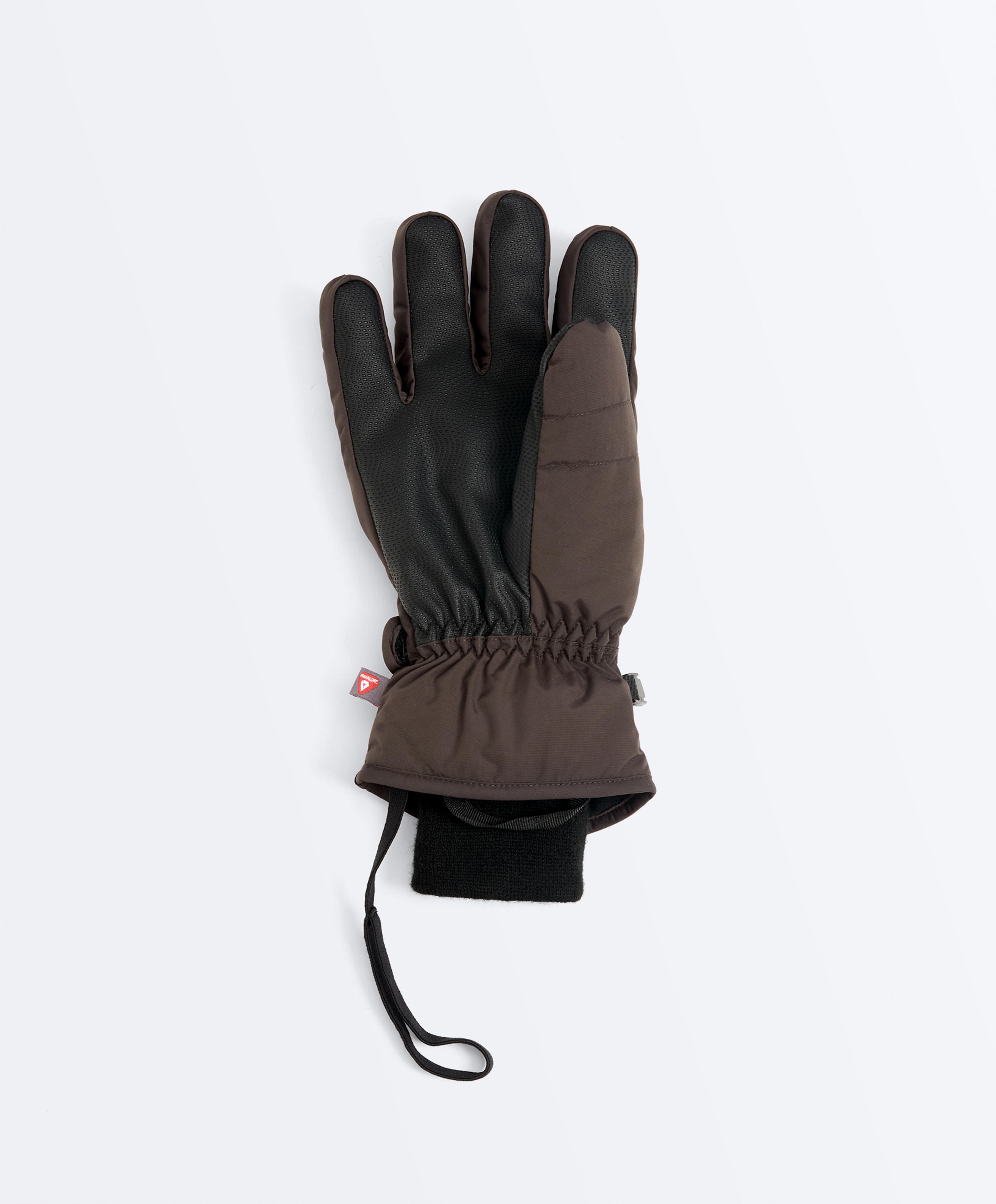 Technical SKI Primaloft® Gloves — BROWN