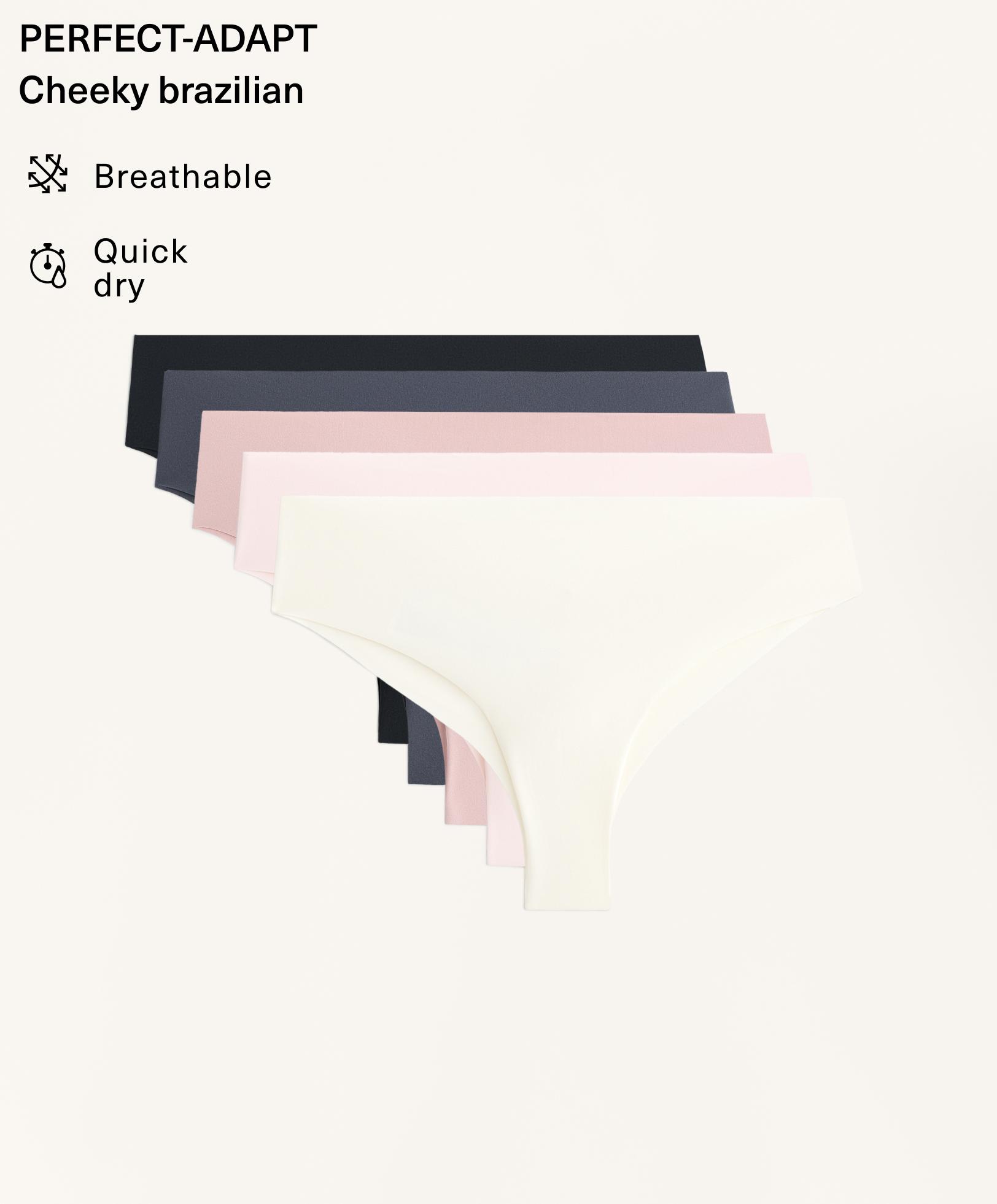 5 brazilian σλιπ από μείγμα πολυαμιδίου laser cut