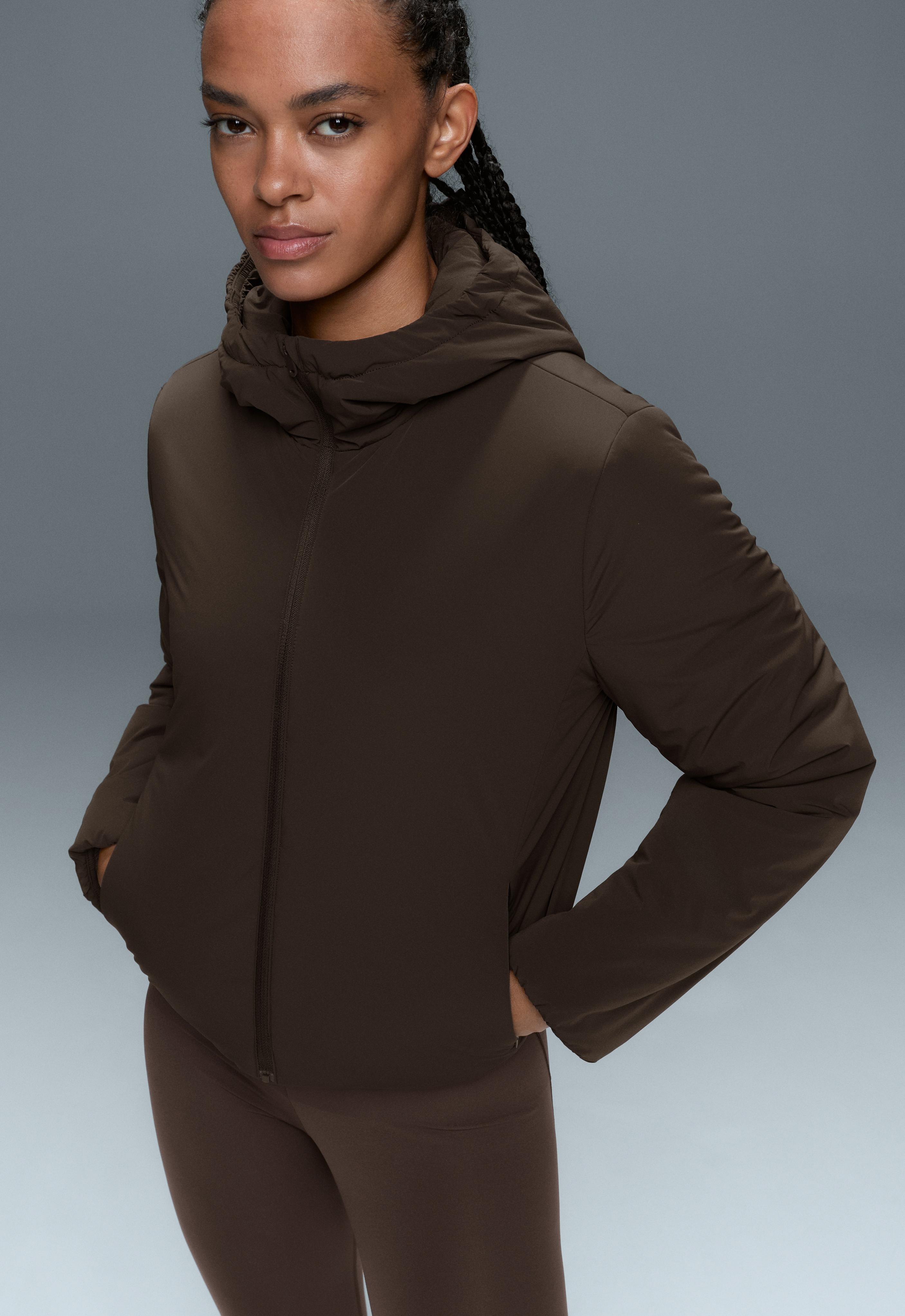 Wattierte Boxy Funktions-Jacke mit FELLEX® Volcanic