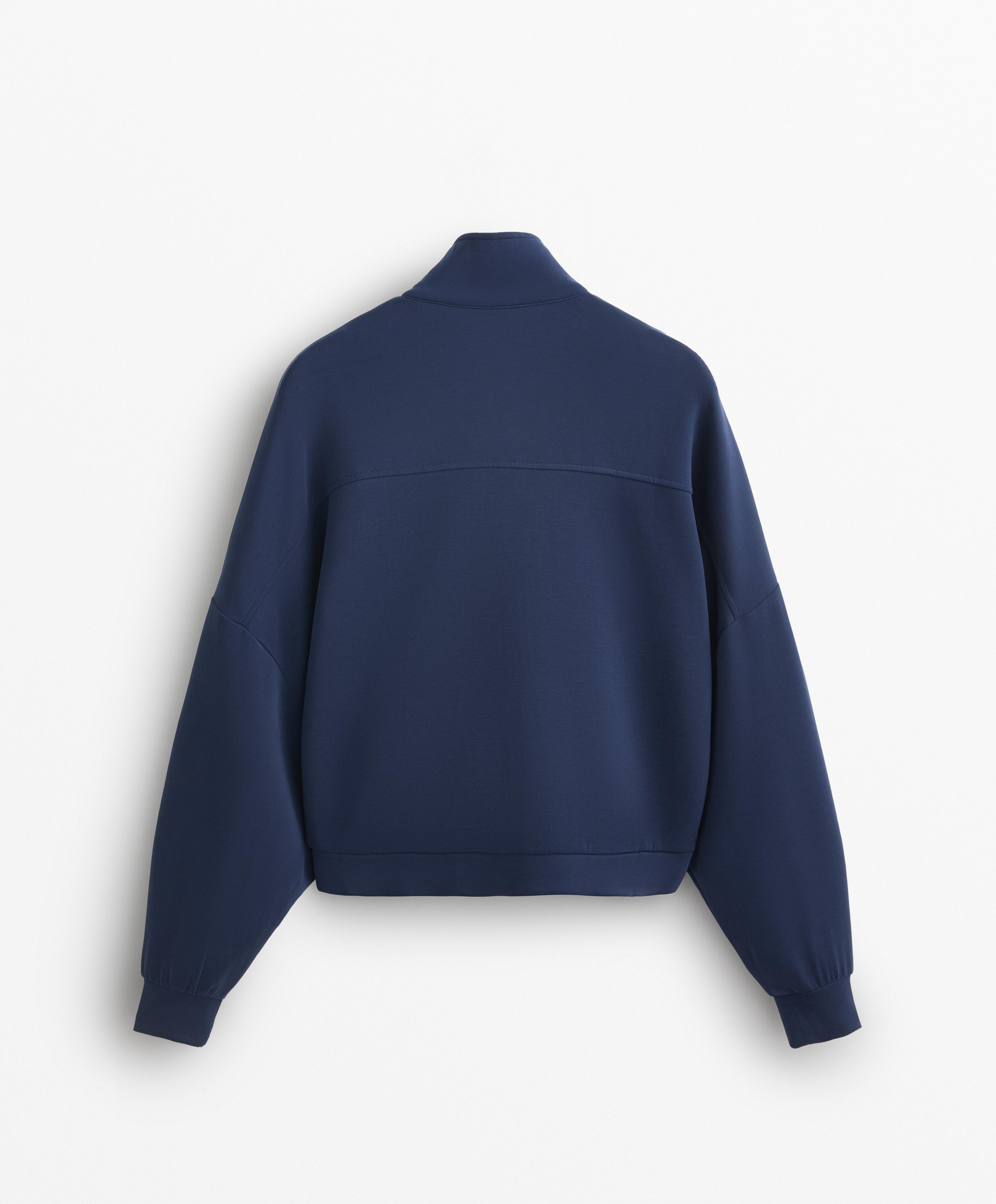 Jacket with soft-touch modal