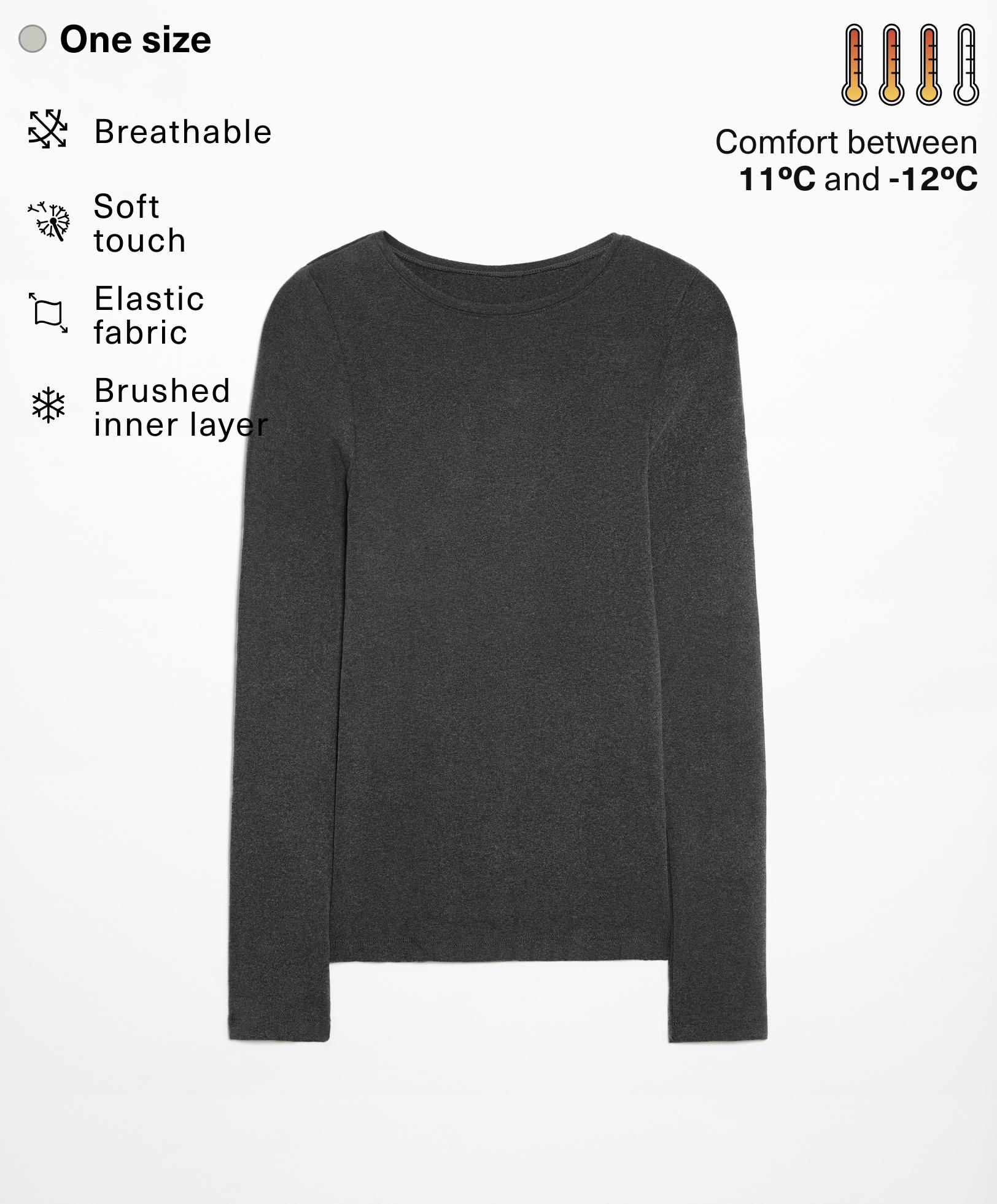 One size seamless everyday base layers extra warm top - Sale