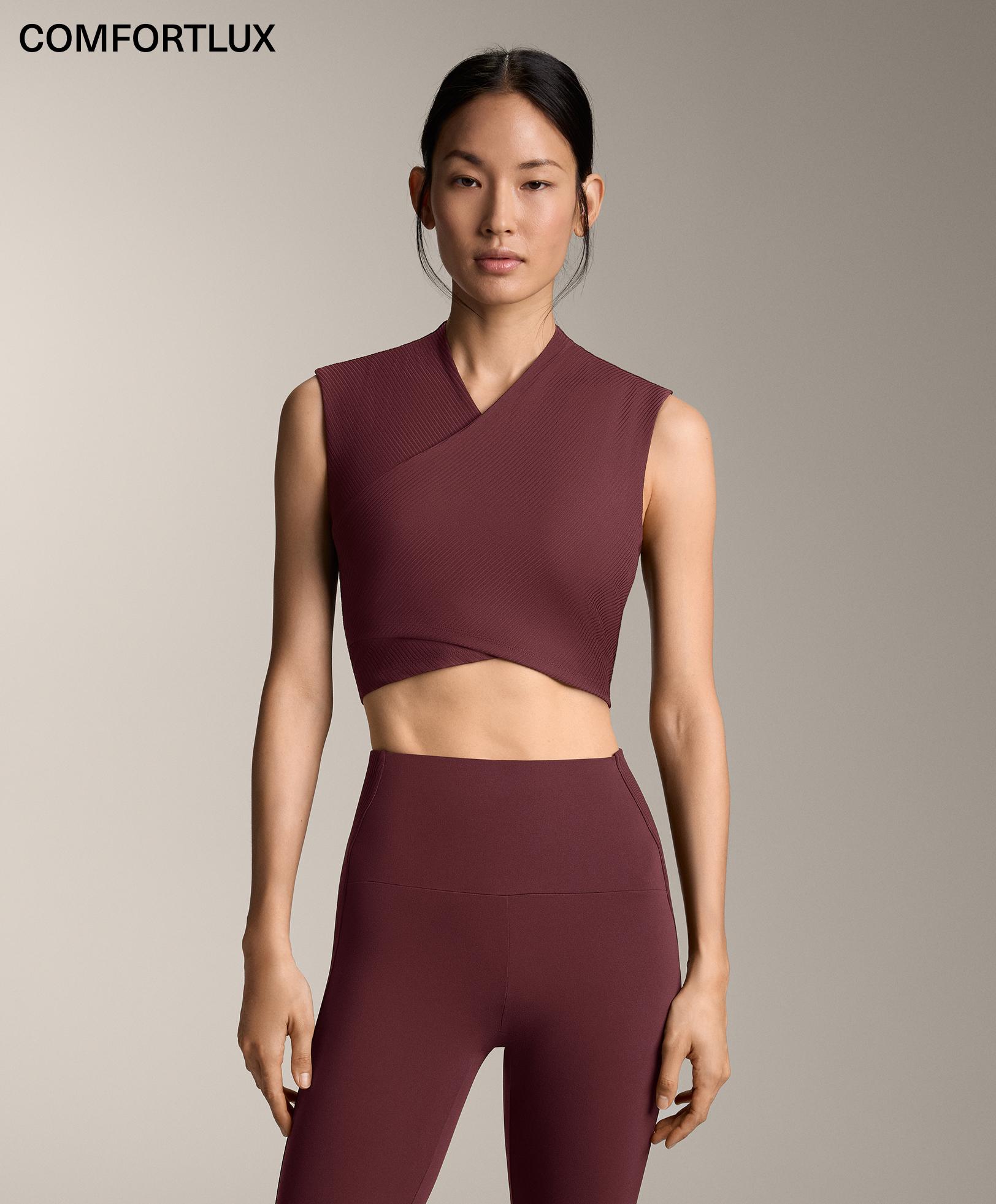 Comfortlux crossover sleeveless Tank top - Sale Comfortlux crossover sleeveless Tank top - Sale