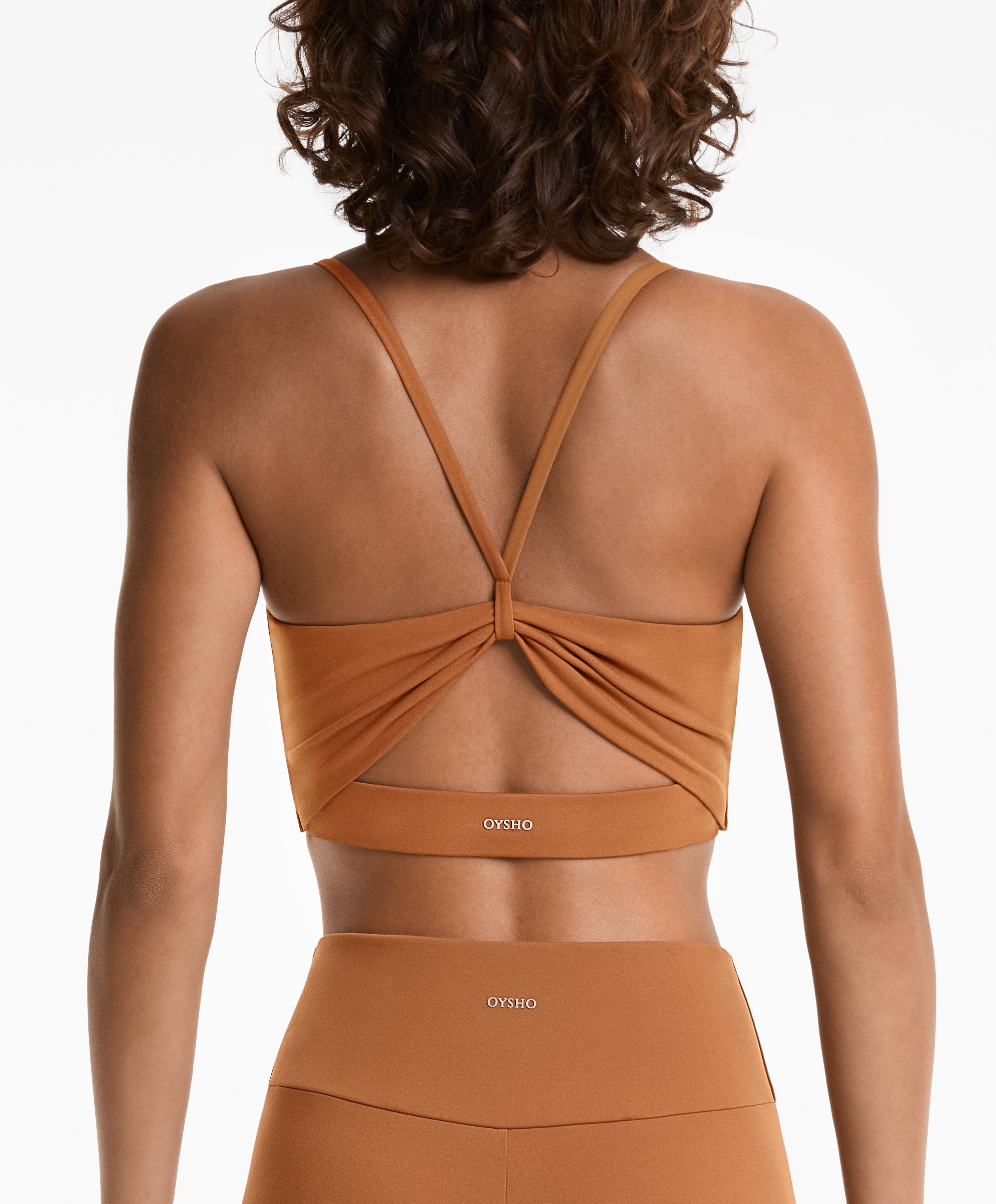 Medium-support Comfortlux crossover sports bra with cups Medium-support Comfortlux crossover sports bra with cups