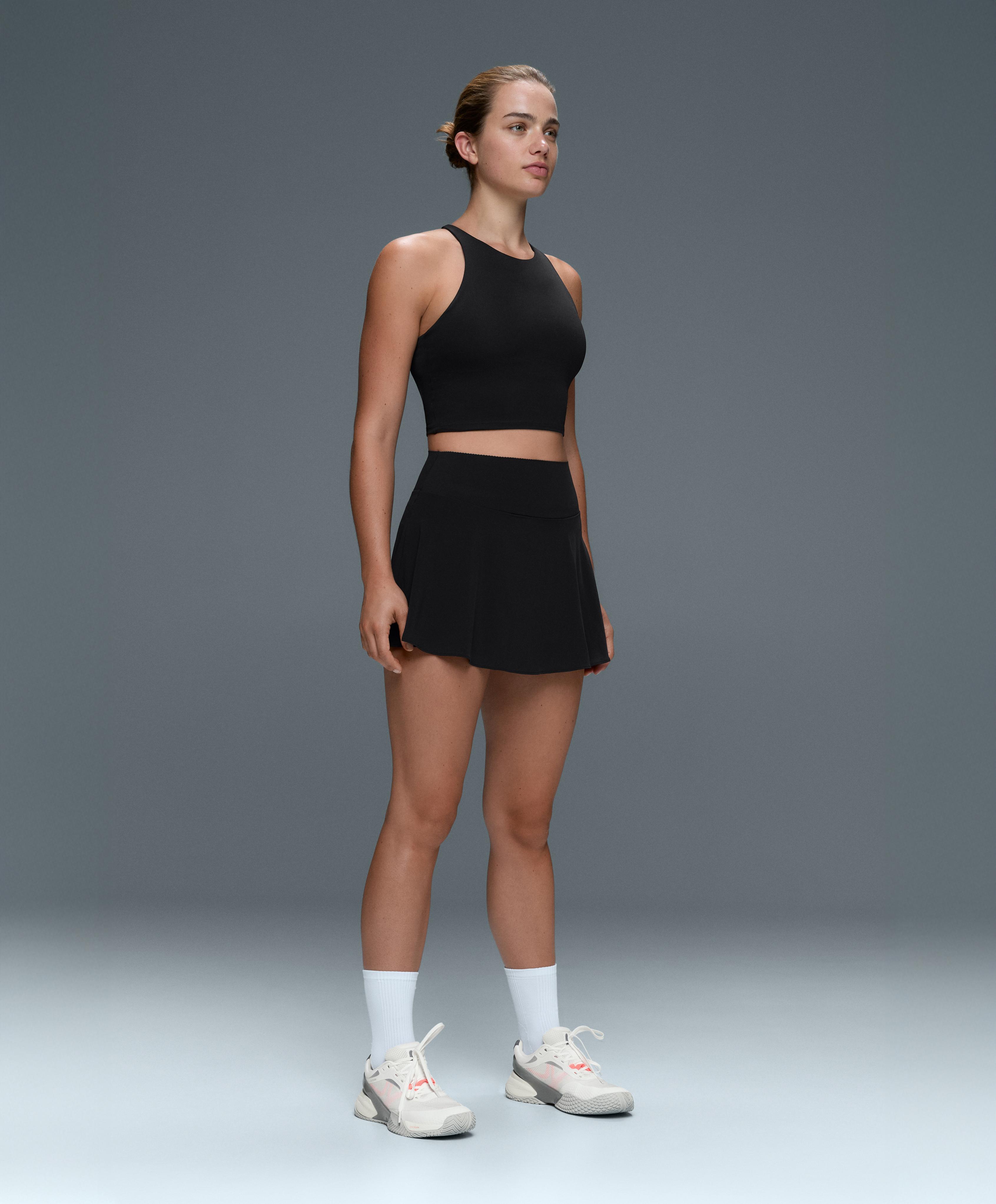 High rise Compressive skirt — BLACK