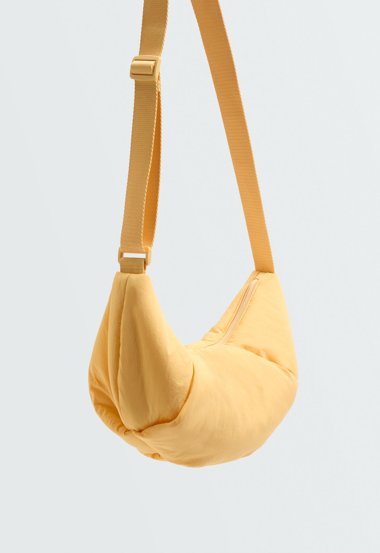 Quilted crossbody bag — YELLOW