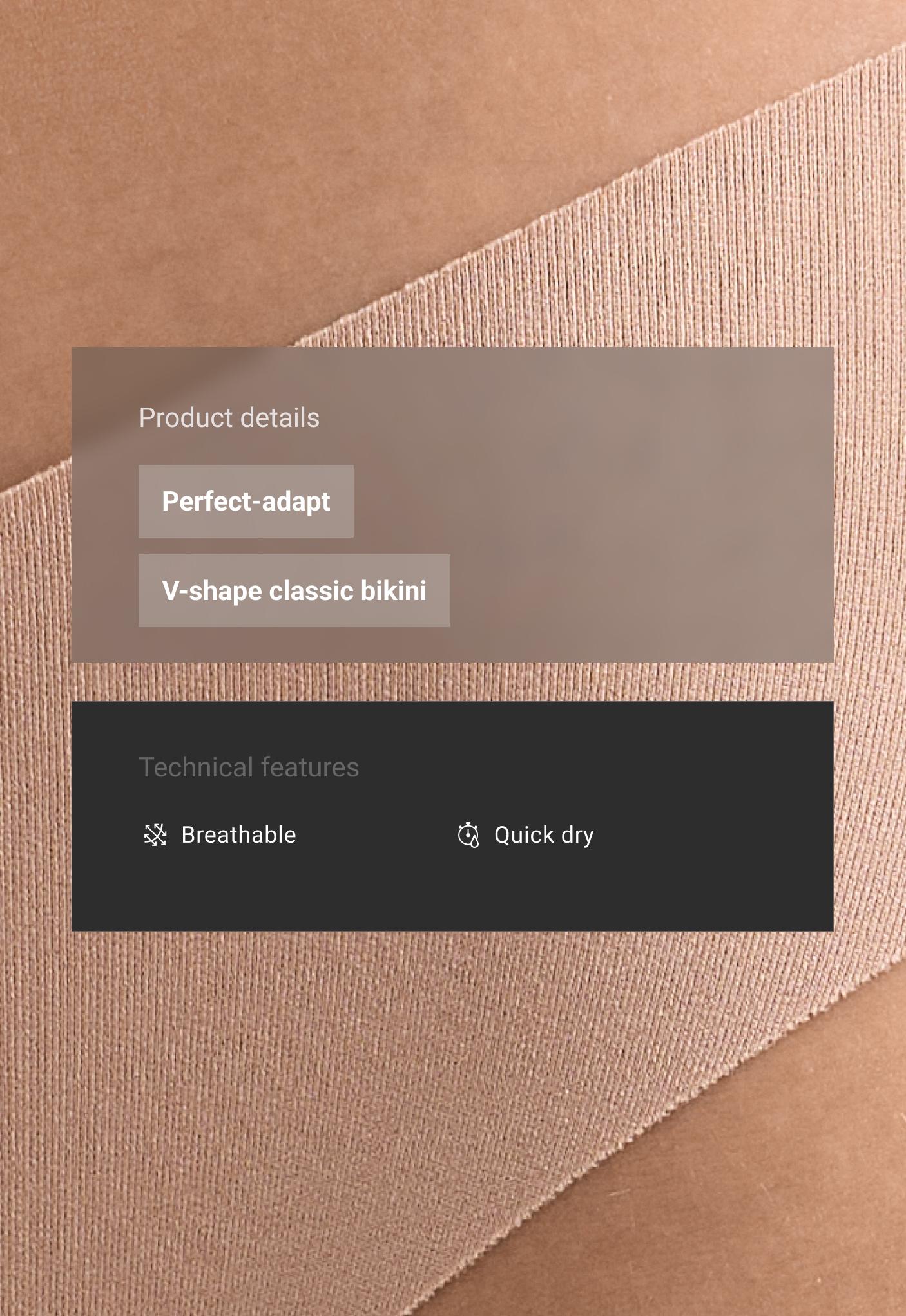 5 سراويل كلاسيكية PANTONE™ بفتحة V غير مرئية