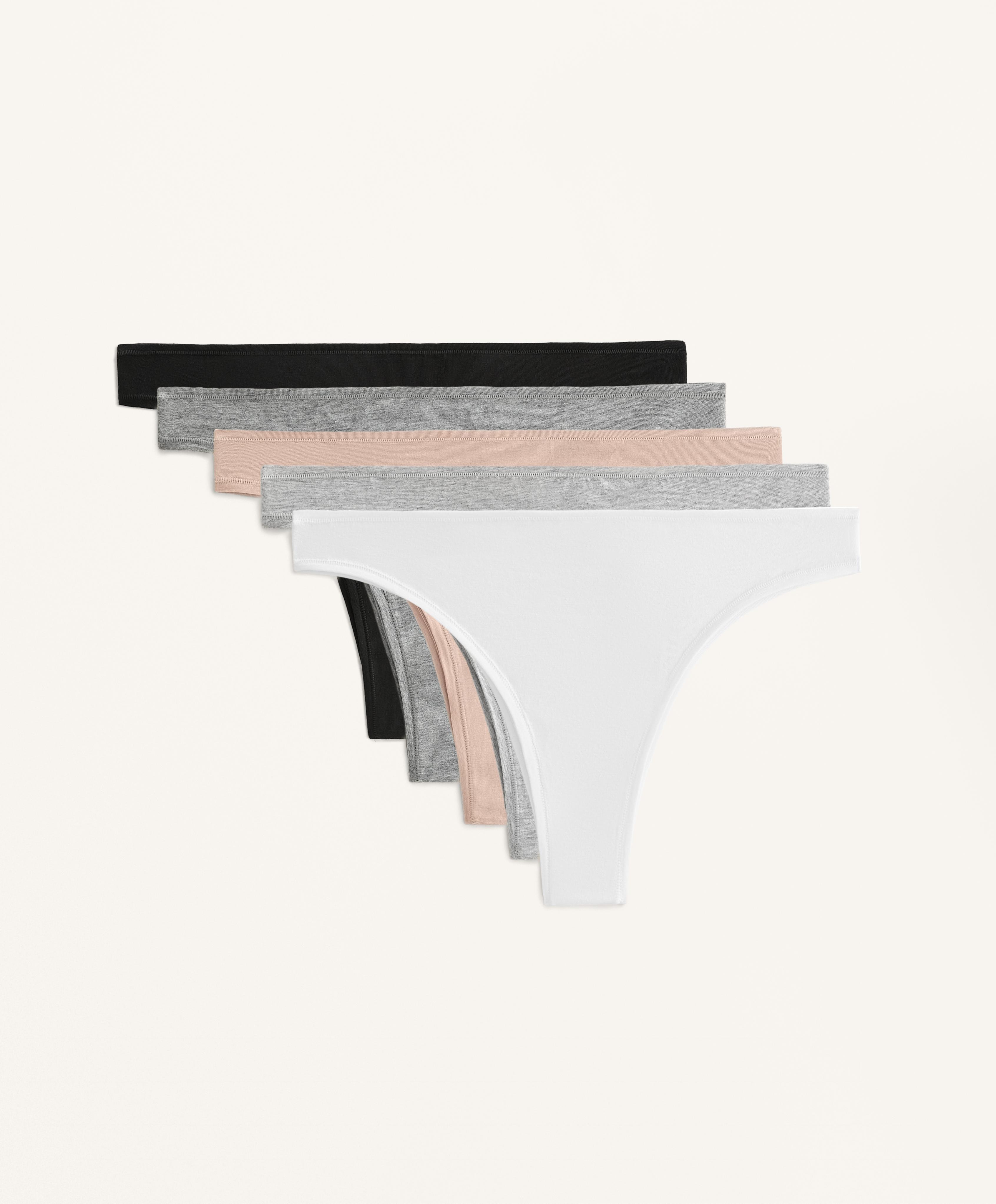 5 pack cotton blend Brazilian briefs 5 pack cotton blend Brazilian briefs