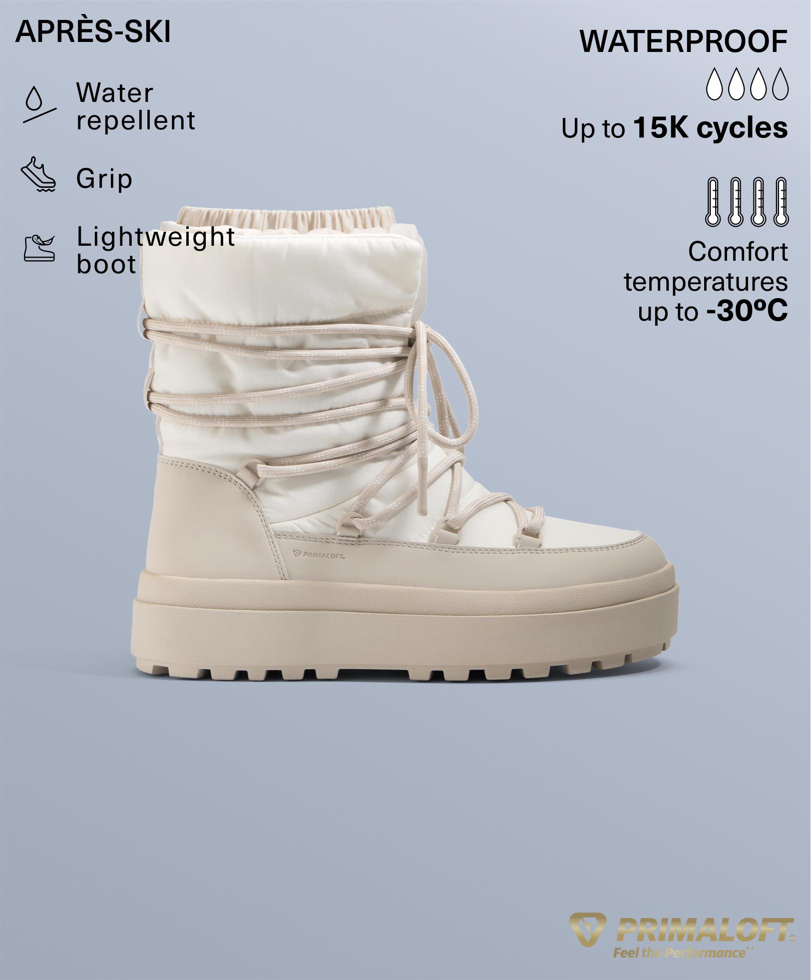 Combined lace-up boot