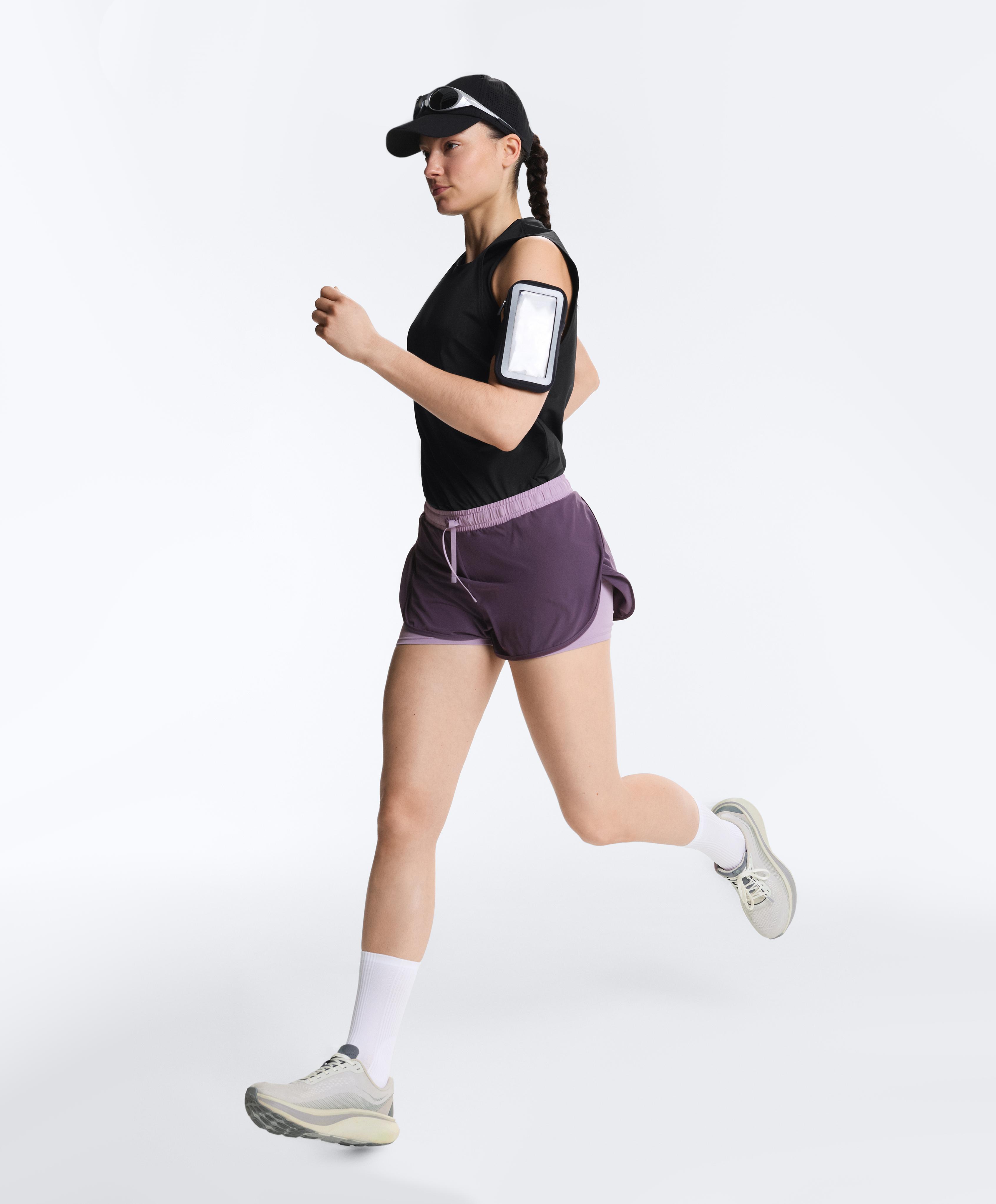 2-in-1 Technical Shorts — WASHED PURPLE