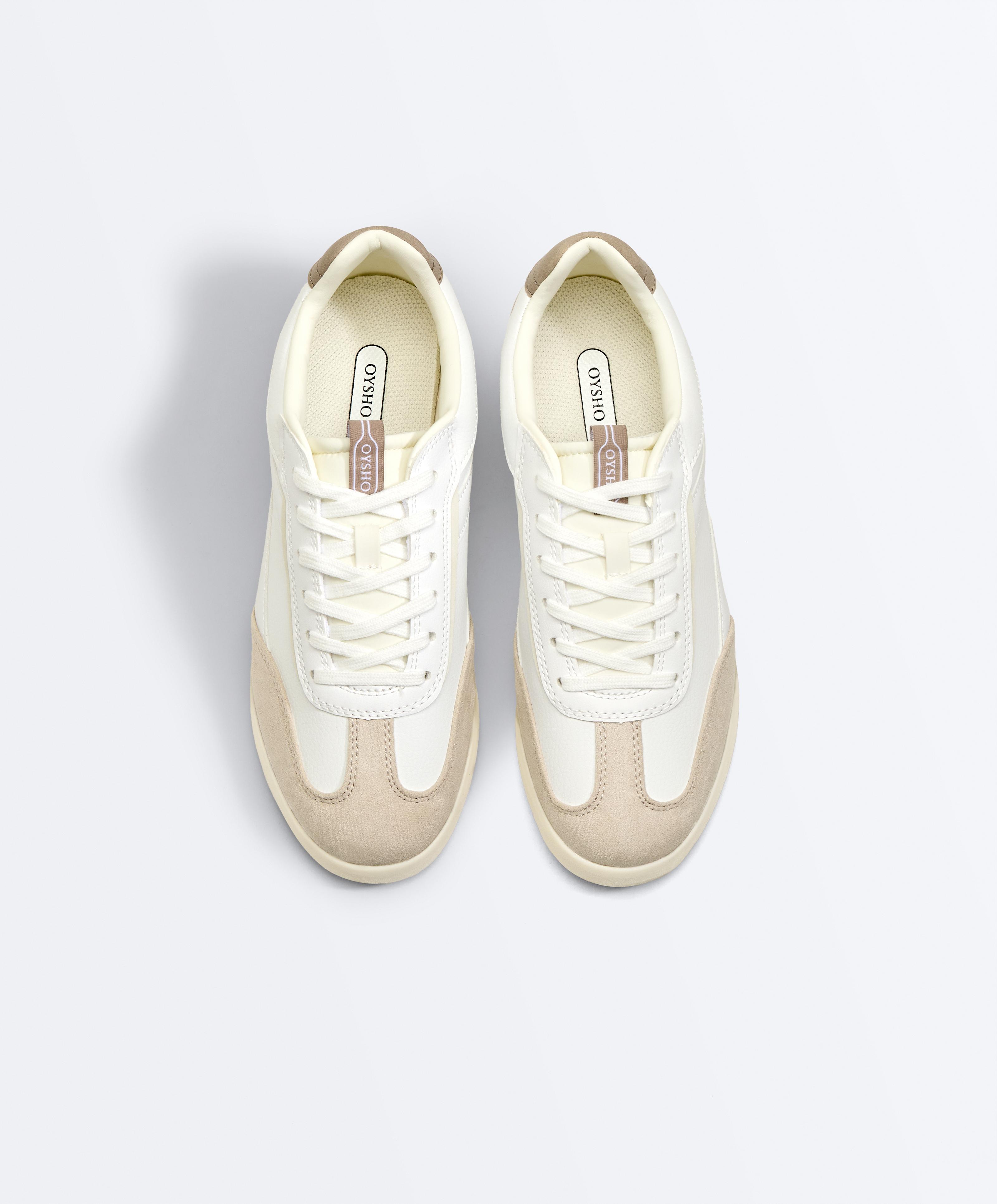 Retro-style trainers — WHITE