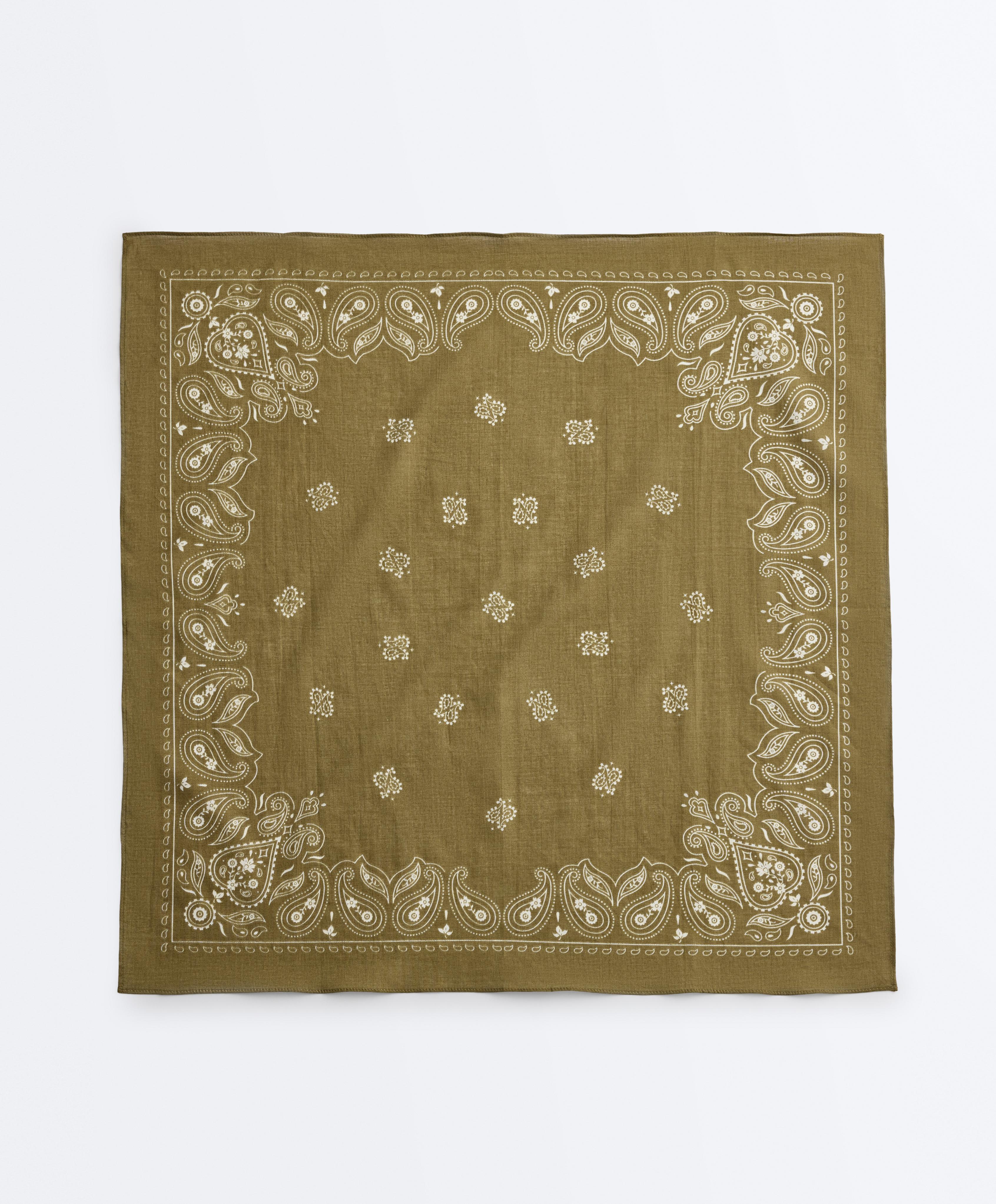 100%棉质印花头巾