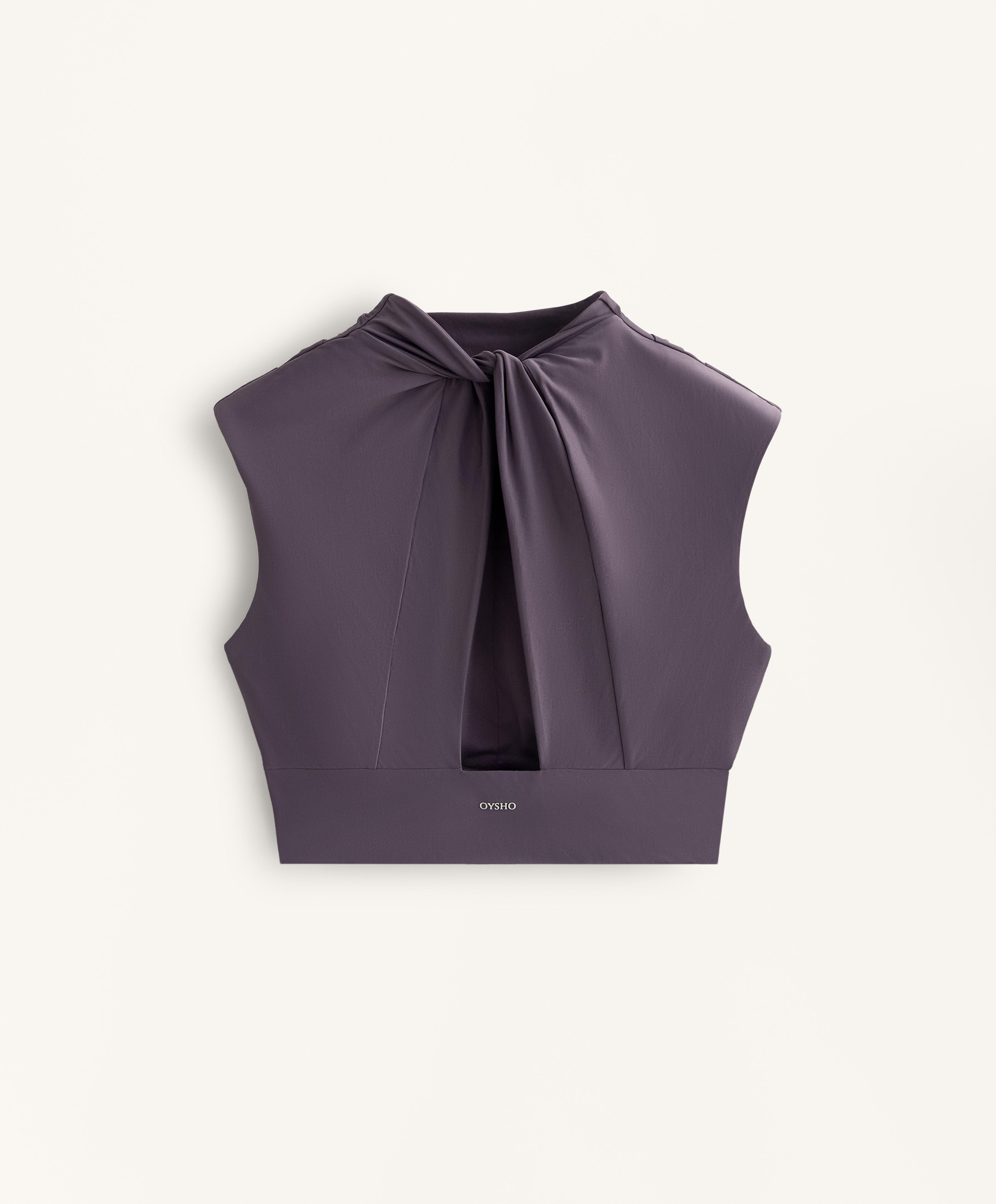 Tank top Comfortlux με ντραπέ λαιμόκοψη Tank top Comfortlux με ντραπέ λαιμόκοψη
