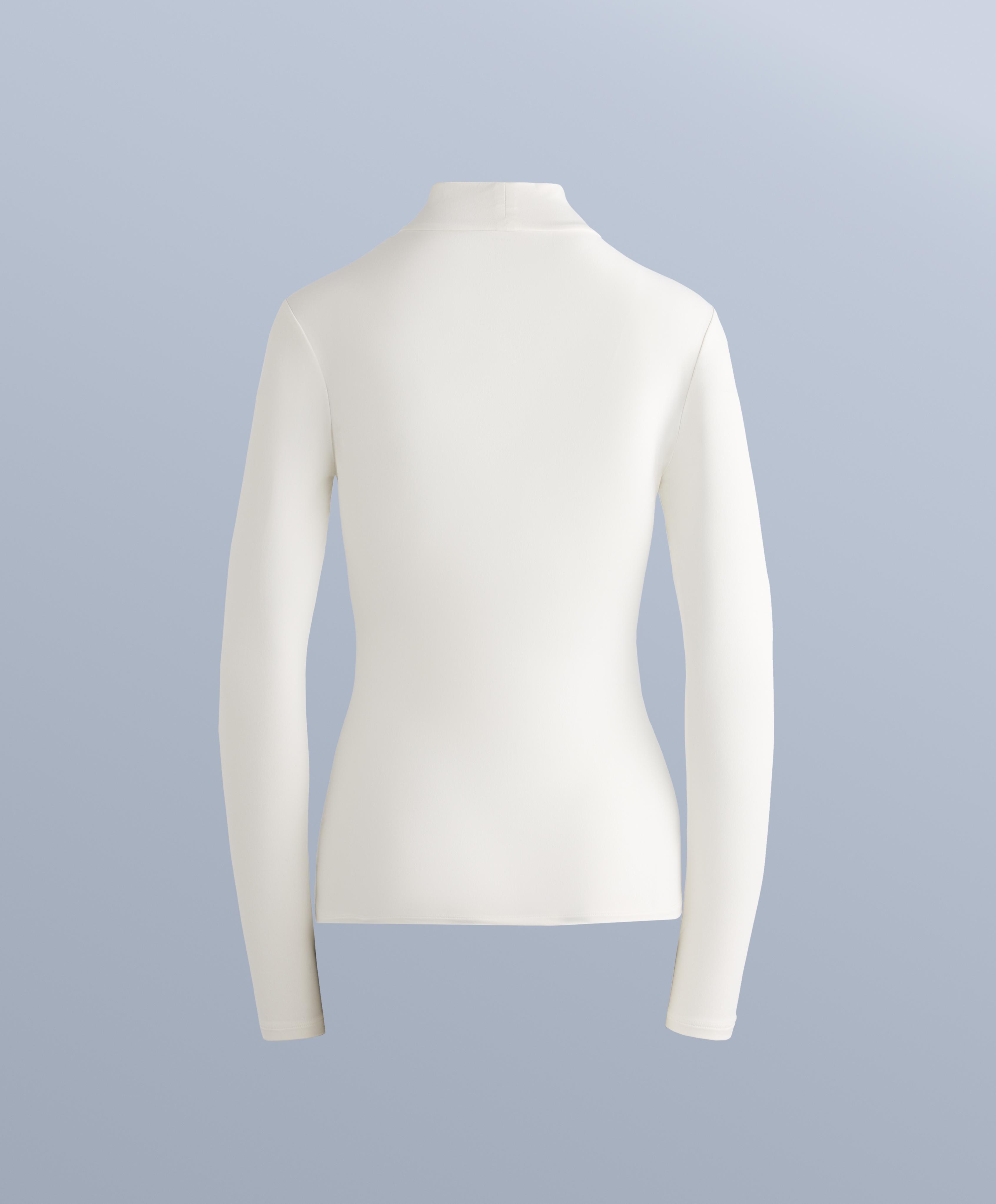 Long sleeve thermal base layer T-shirt — WHITE