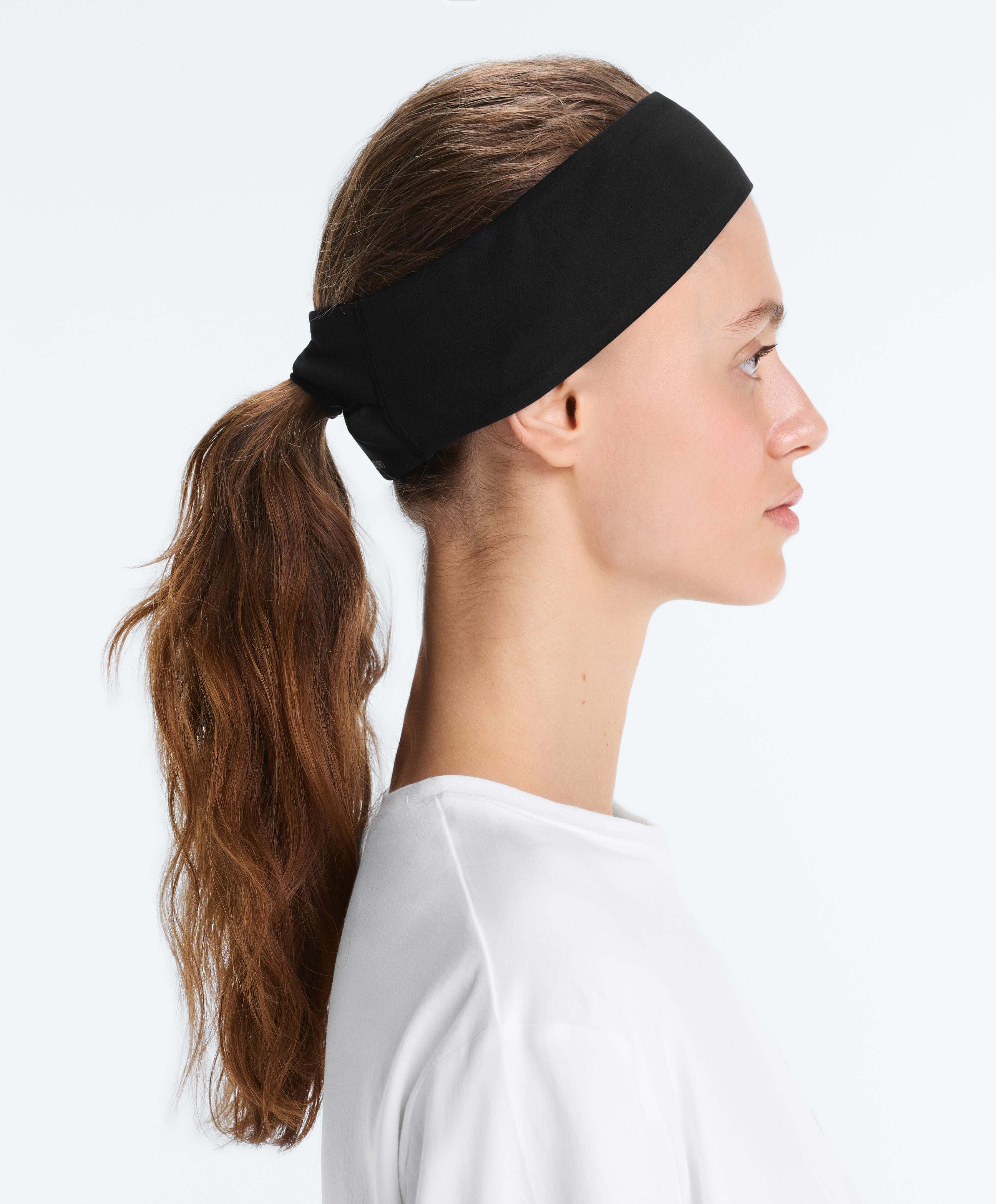 7cm reflective adjustable sports headband — BLACK