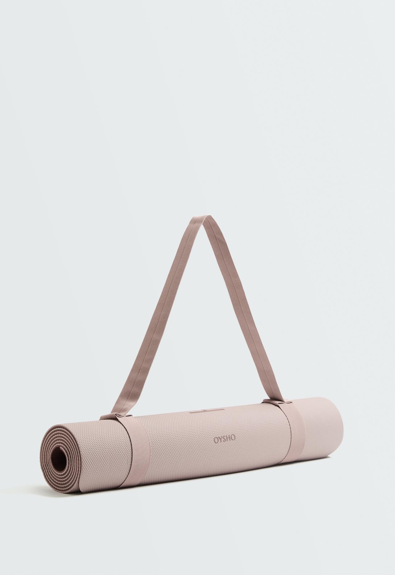 5mm yoga mat — BEIGE-PINK