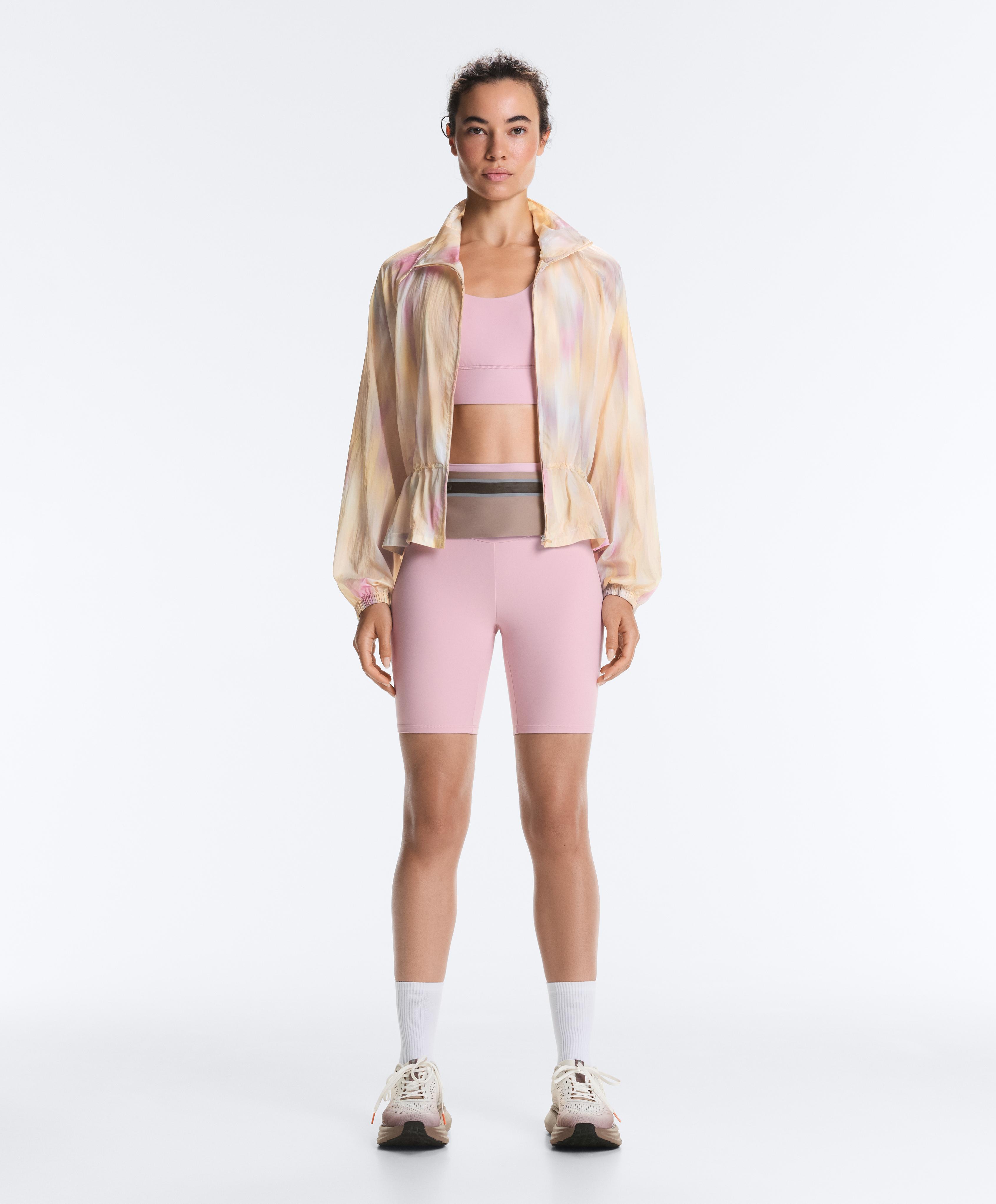 Tie-dye track jacket — BUTTER YELLOW